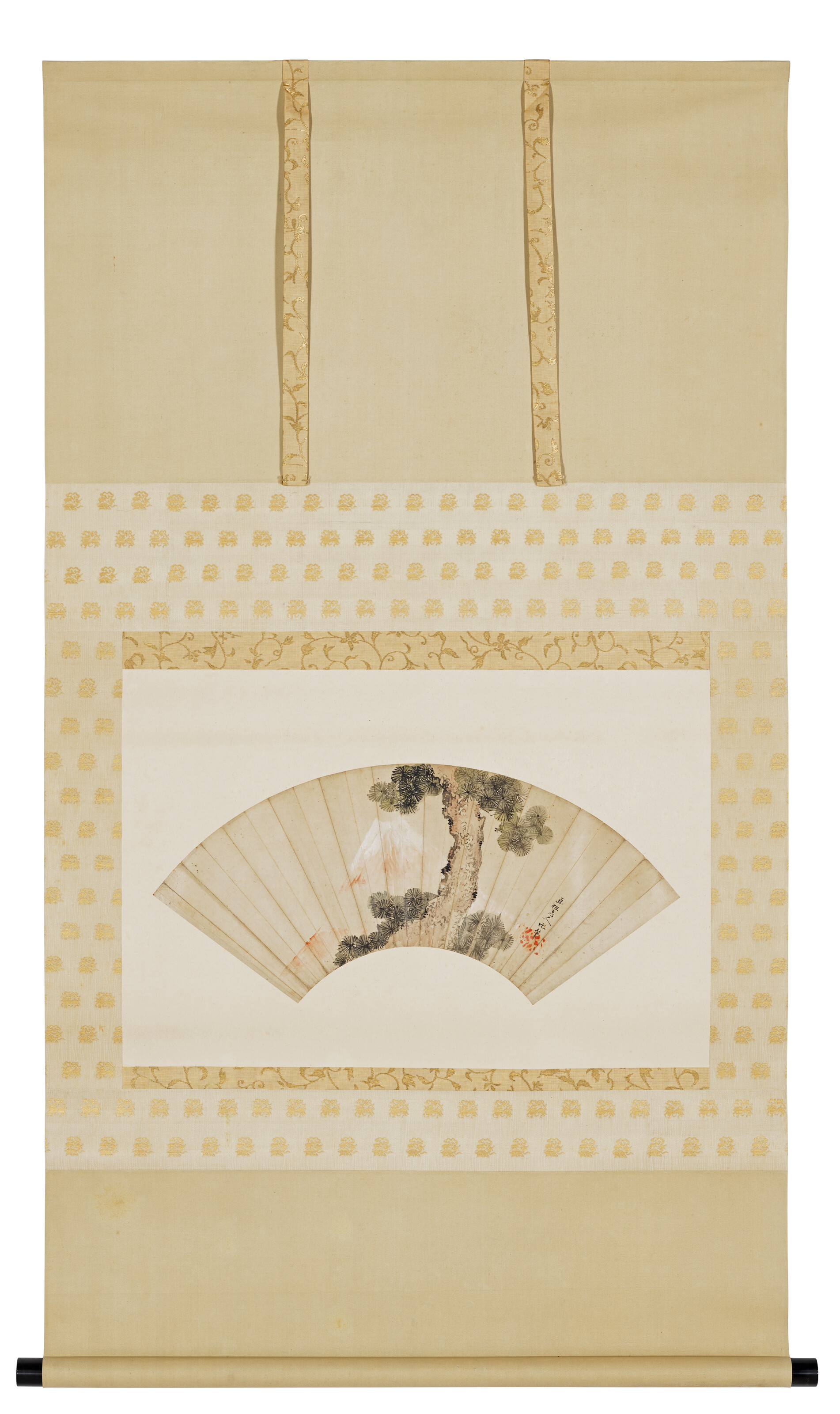 Katsushika Hokusai — Красная Фудзи и сосна, изображение 2