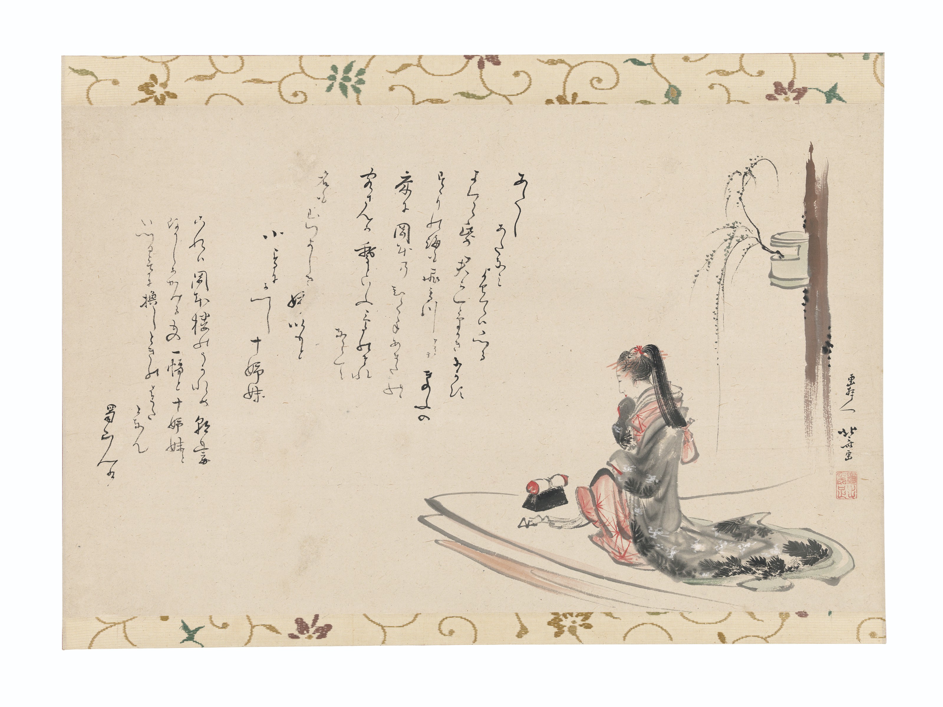 Katsushika Hokusai — Митате Асадзума бунэ (пародия на лодку Асадзума), 1804-05, изображение 5