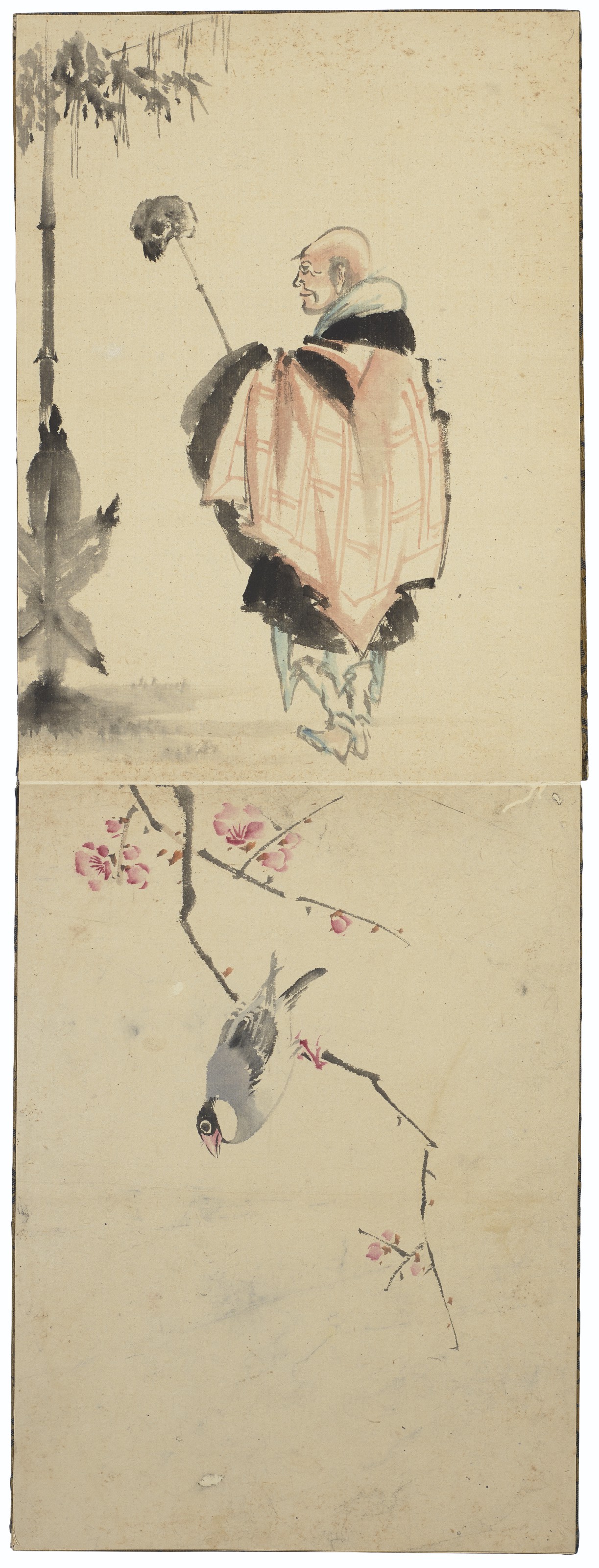Katsushika Hokusai — Рисунки цветов, птиц и фигур, изображение 9