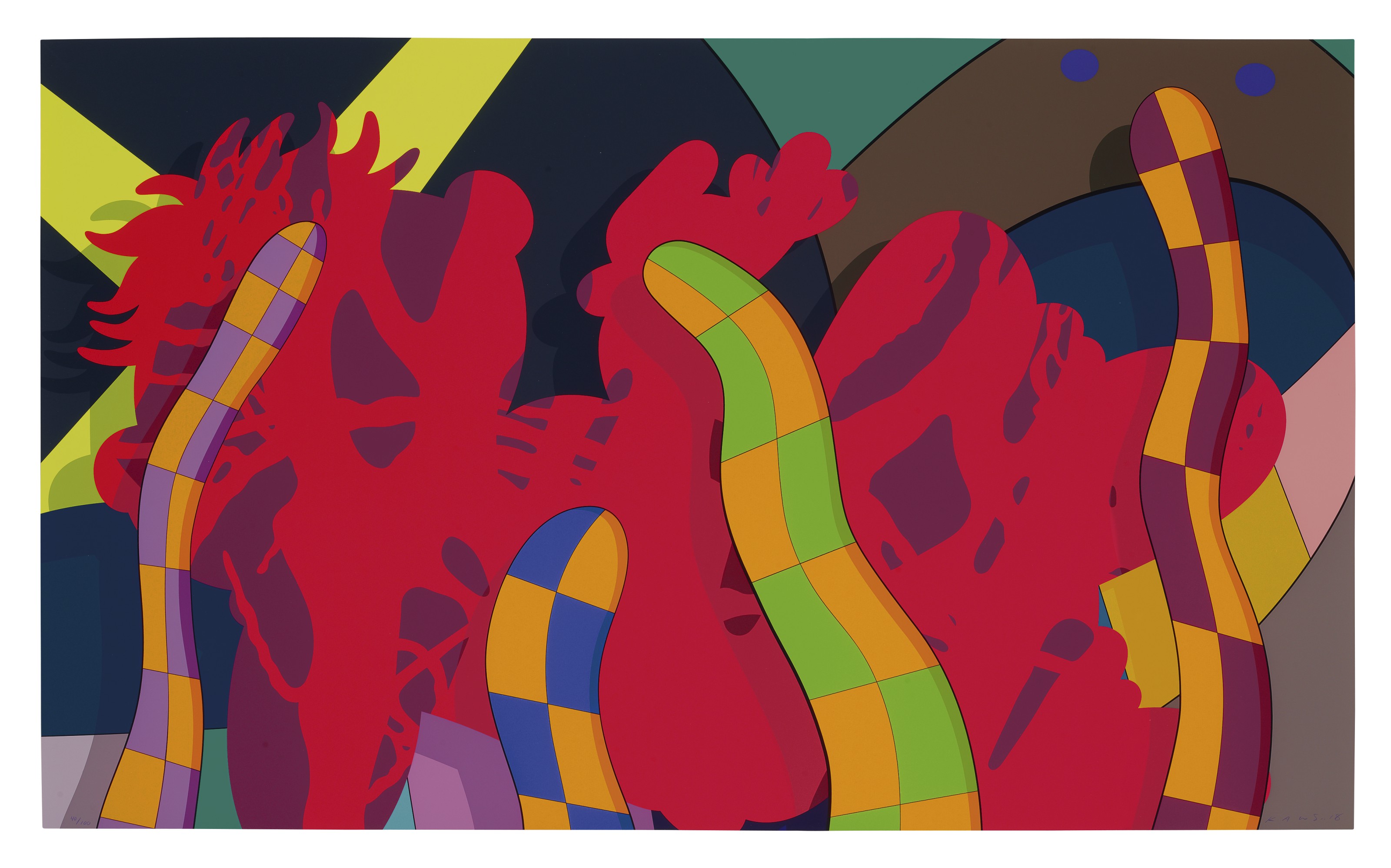 KAWS — ПОТЕРЯННОЕ ВРЕМЯ, СНОВА ОДИНОЧЕСТВО, ДАЛЕКО-ДАЛЕКО ВНИЗУ., изображение 3