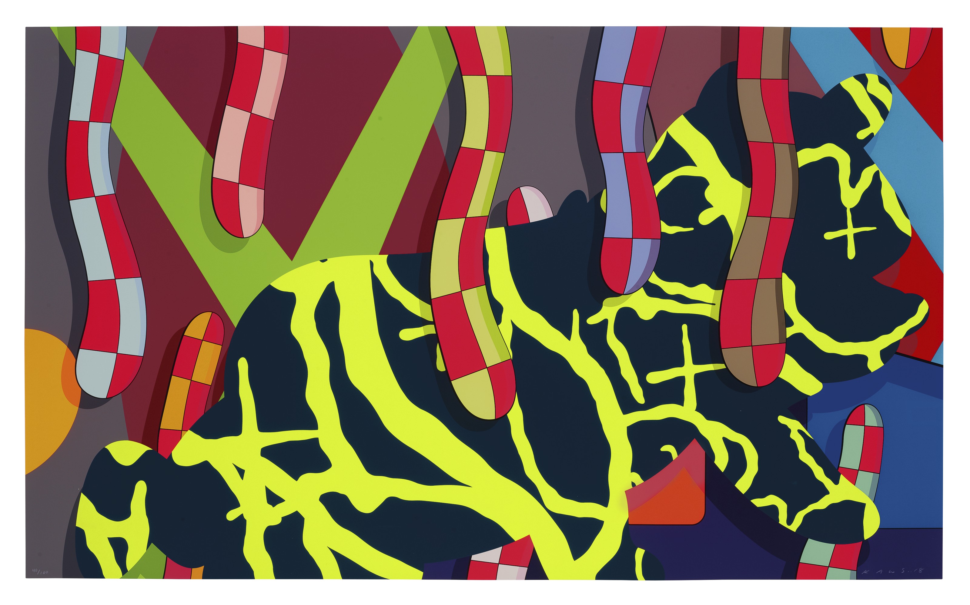 KAWS — ПОТЕРЯННОЕ ВРЕМЯ, СНОВА ОДИНОЧЕСТВО, ДАЛЕКО-ДАЛЕКО ВНИЗУ., изображение 4