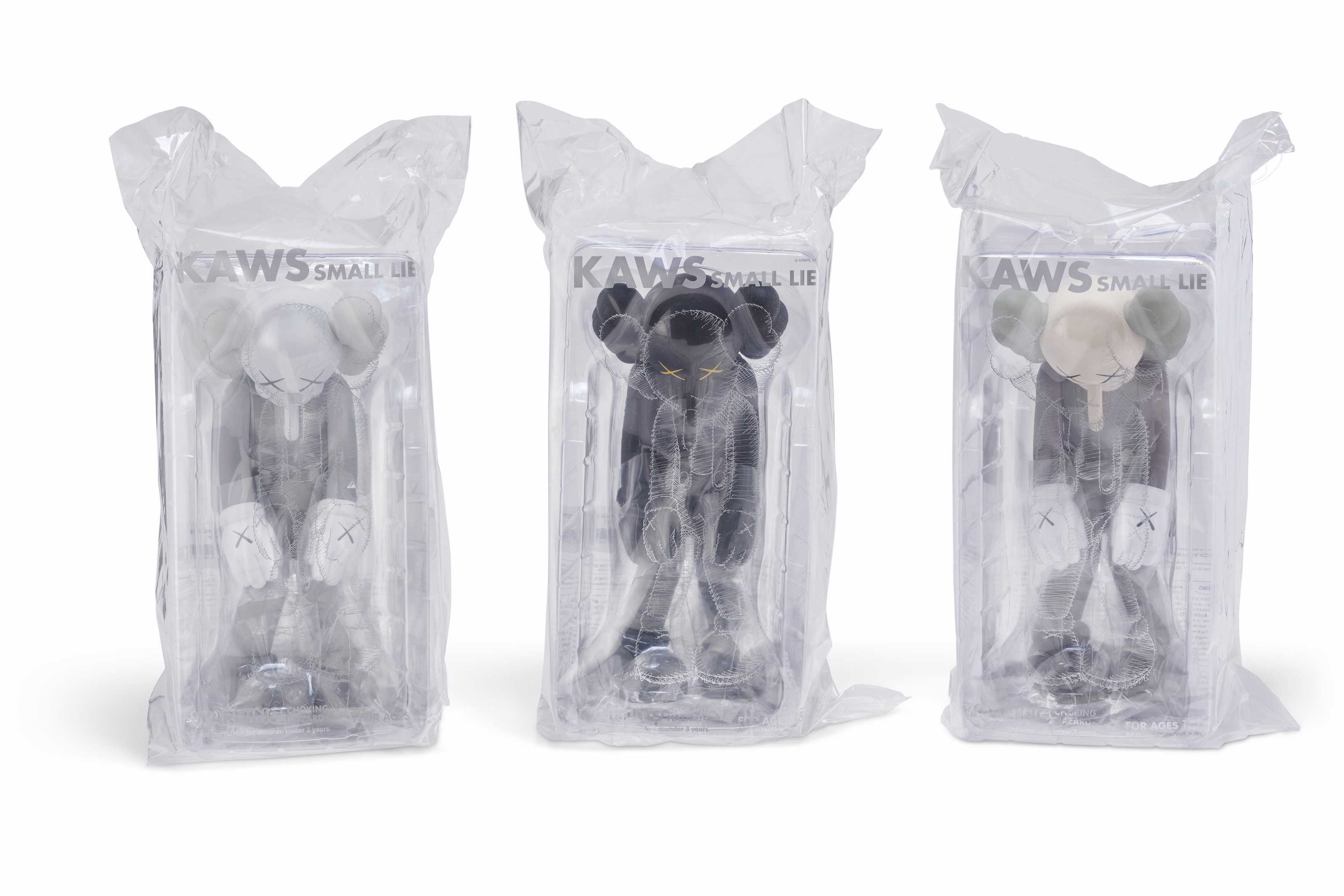 KAWS — МАЛЕНЬКАЯ ЛОЖЬ (КОРИЧНЕВЫЙ), МАЛЕНЬКАЯ ЛОЖЬ (ЧЕРНЫЙ), МАЛЕНЬКАЯ ЛОЖЬ (СЕРЫЙ), изображение 3