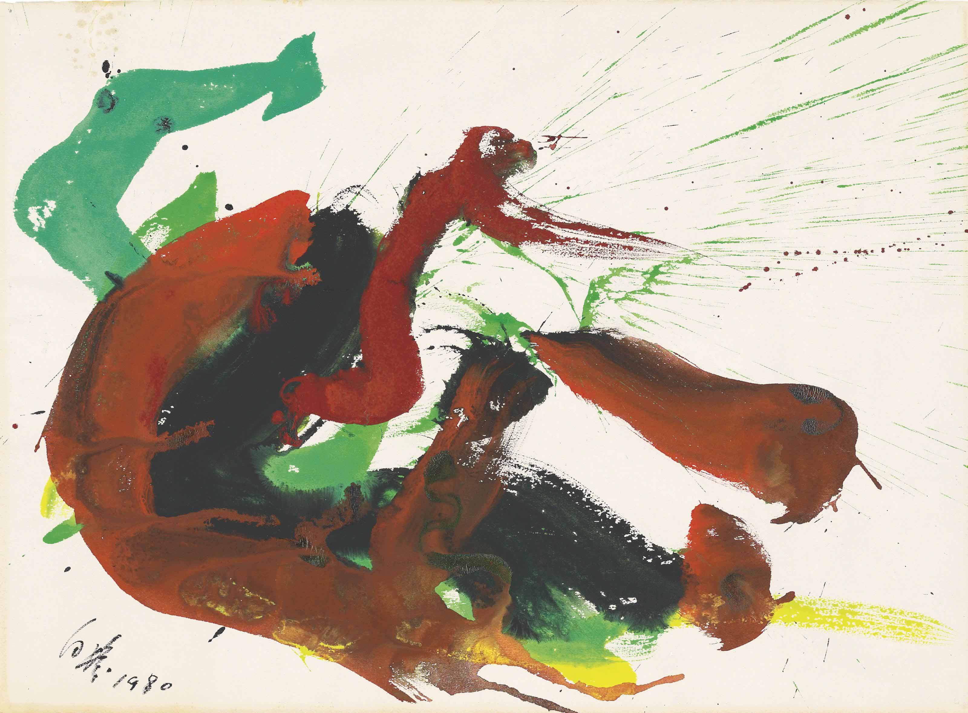 Kazuo Shiraga — Без названия