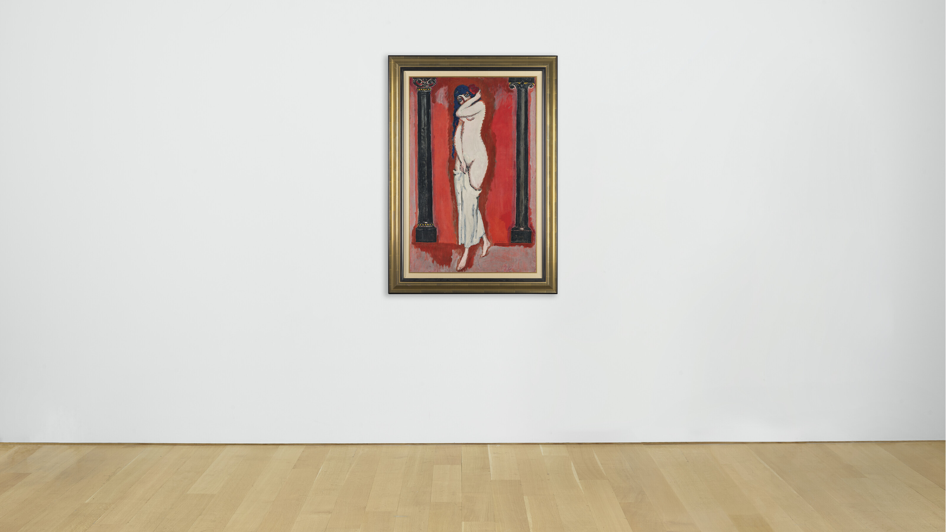 Kees van Dongen — Женщина с колоннами или ну, с колоннами или ну, с розами, изображение 6