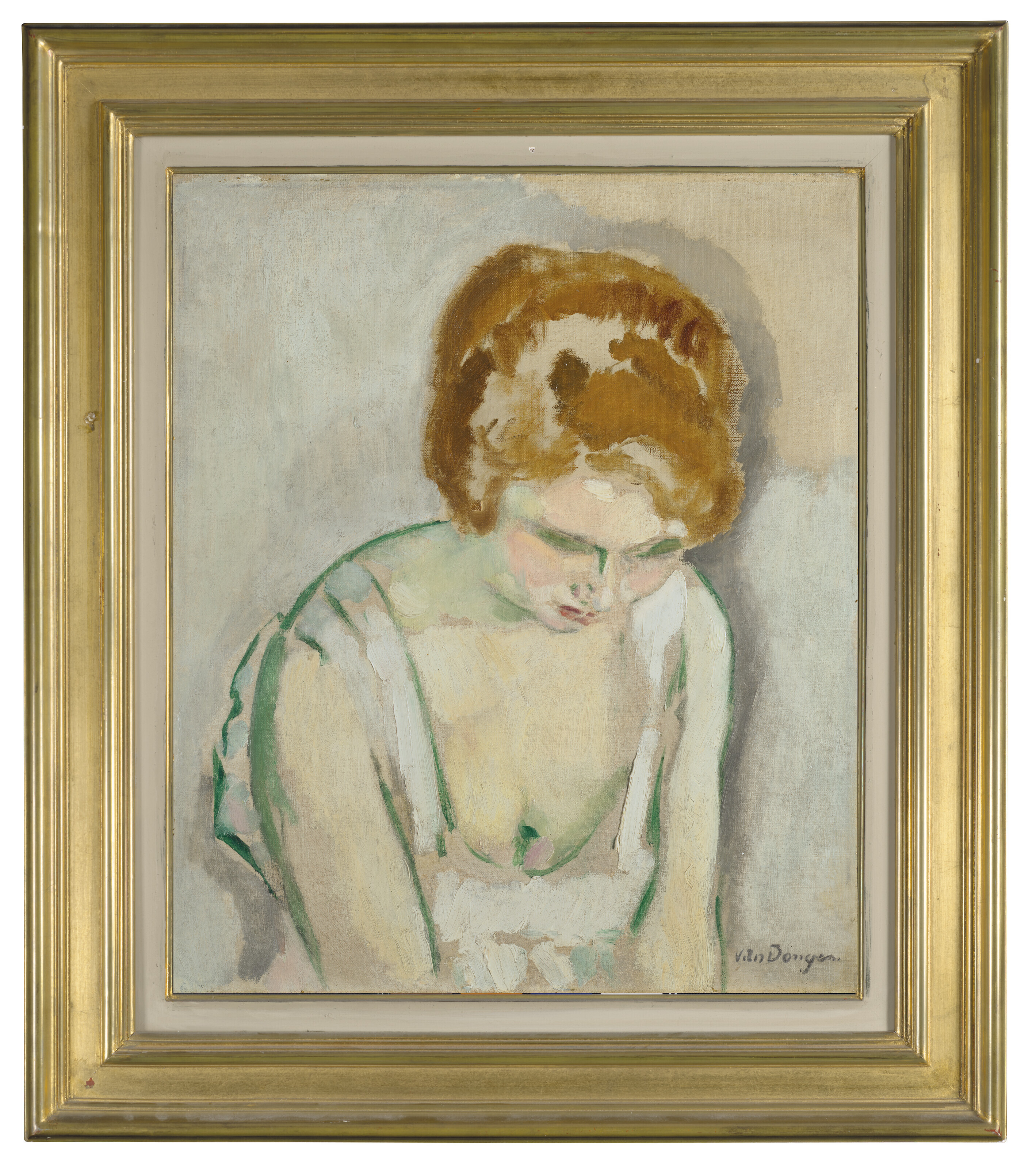 Kees van Dongen — Молодая дама в розовом платье, изображение 4