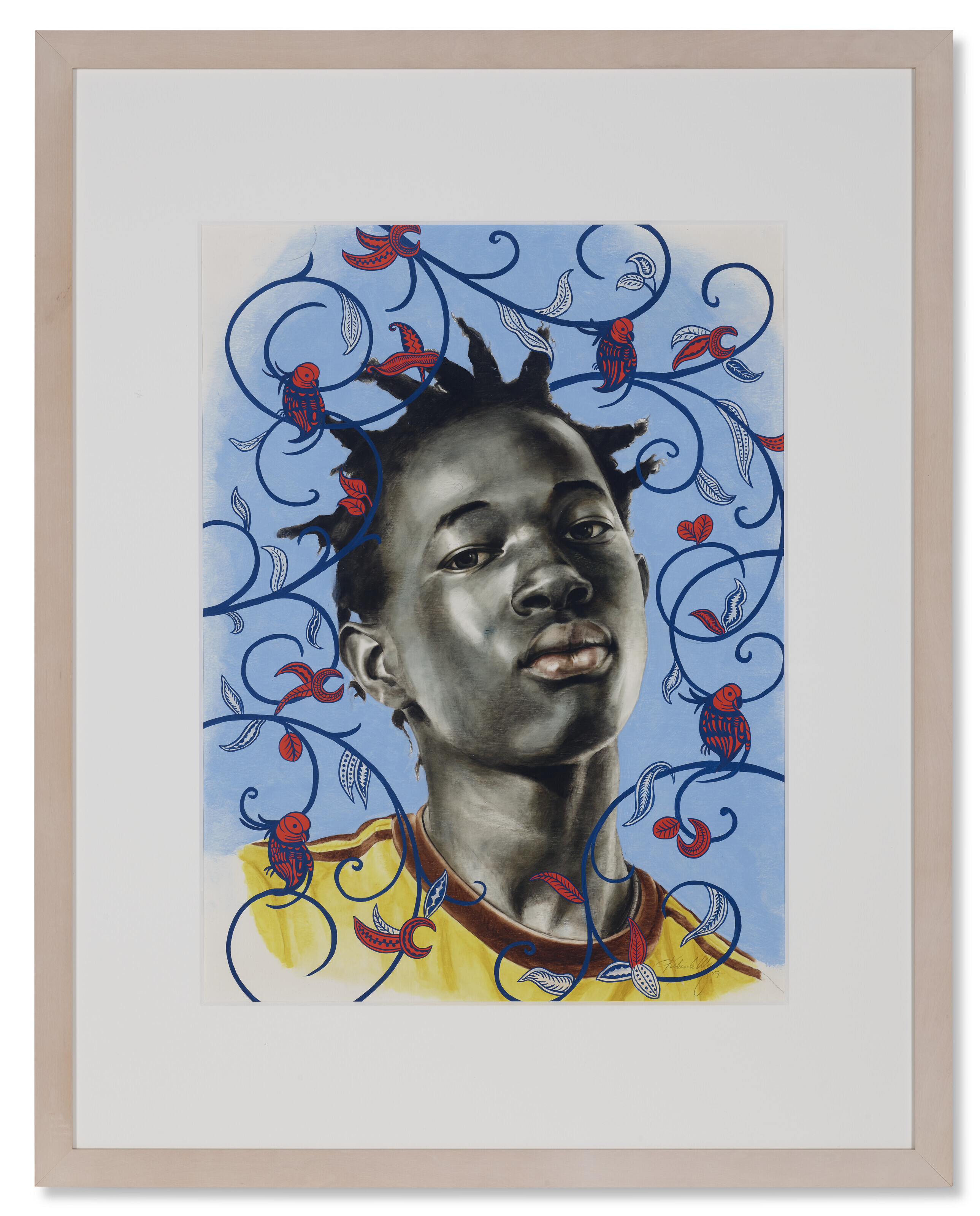 Kehinde Wiley — Ибрахима Сако (Исследование 2), изображение 2
