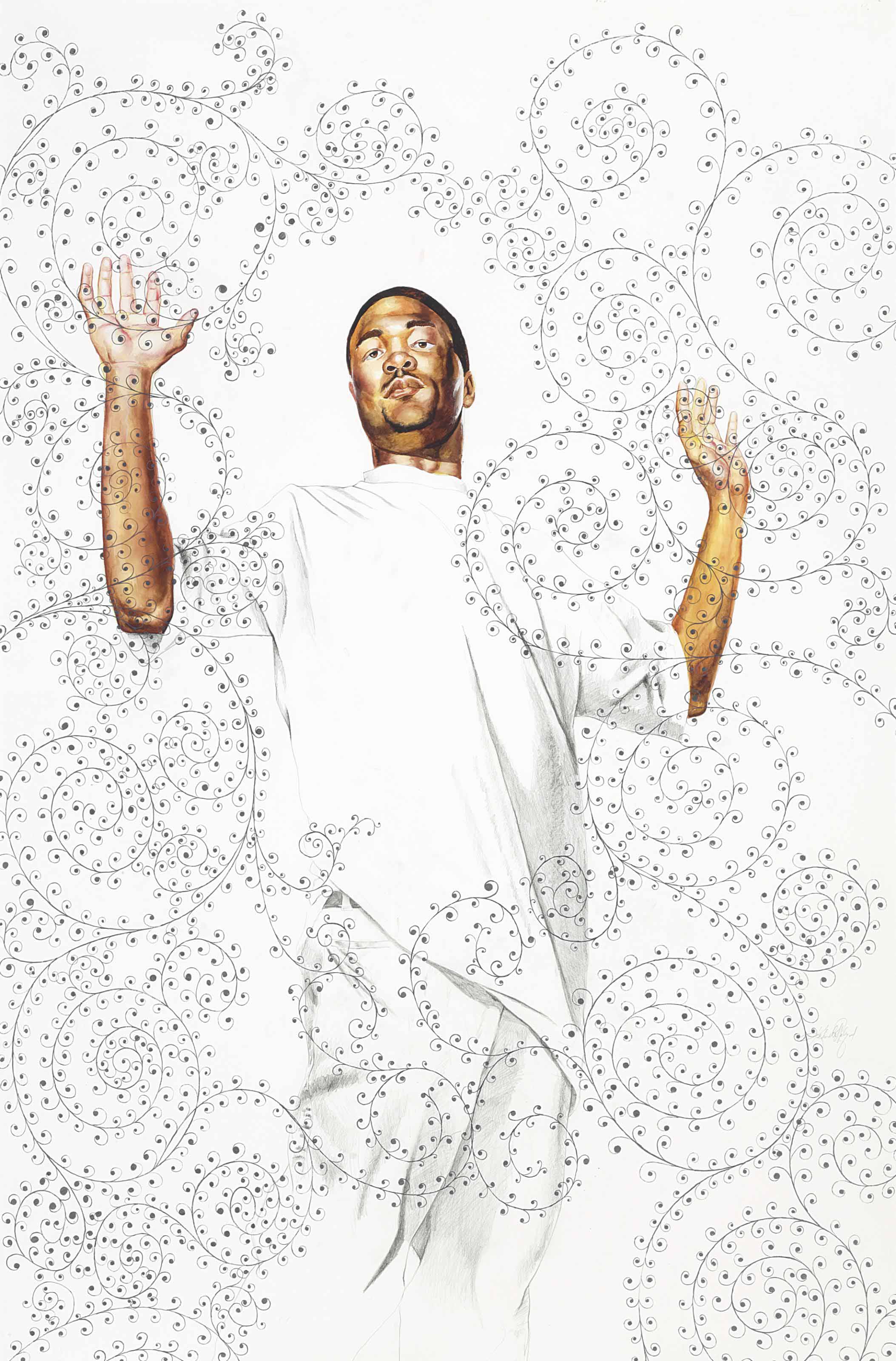 Kehinde Wiley — Исследование мимолетного позирования (Мученичество святого Симфориана)