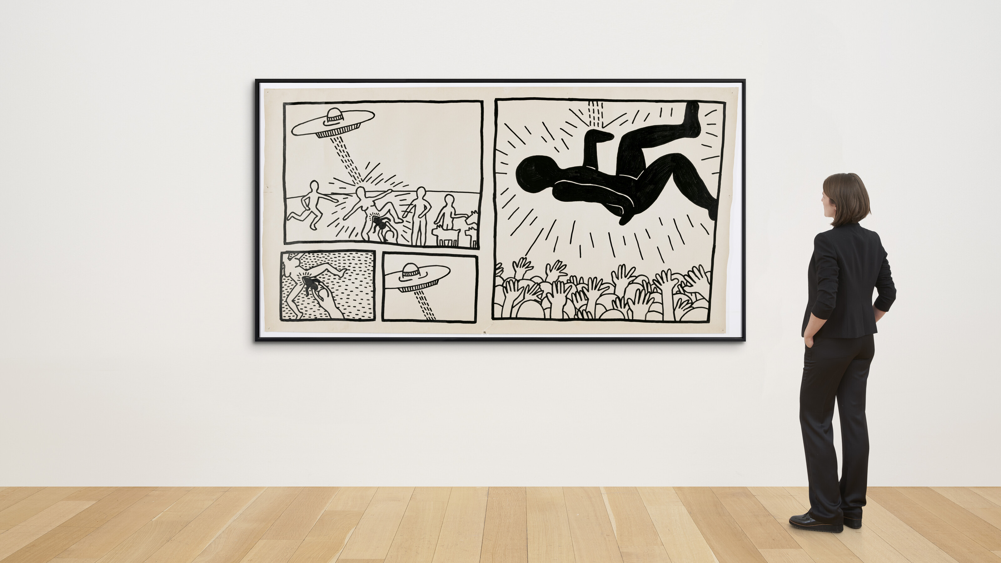 Keith Haring — Без названия (Рисунки для Fashion Moda, Новый музей), изображение 2