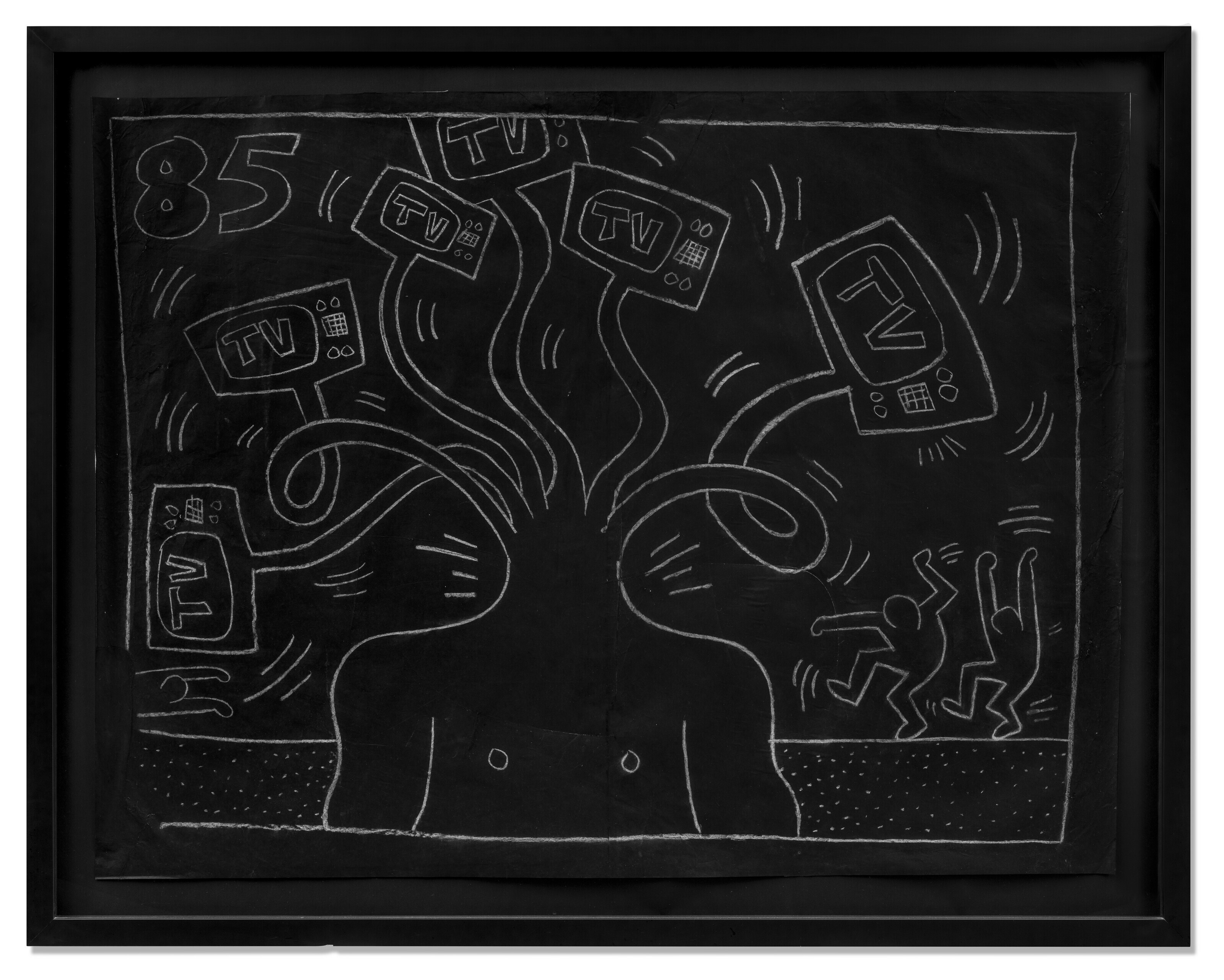 Keith Haring — Без названия (рисунок в метро), изображение 2