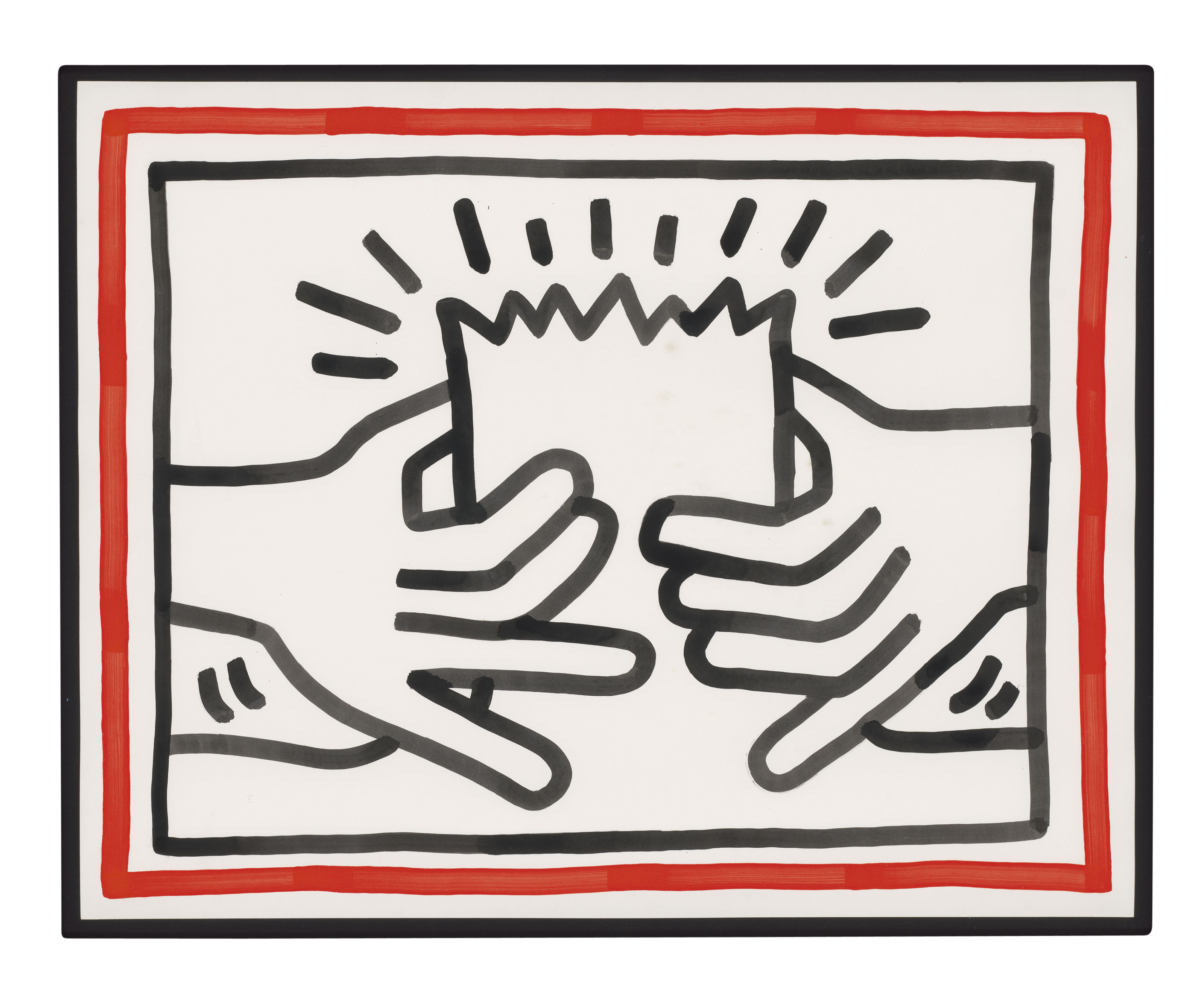 Keith Haring — Разбитая голова, изображение 3