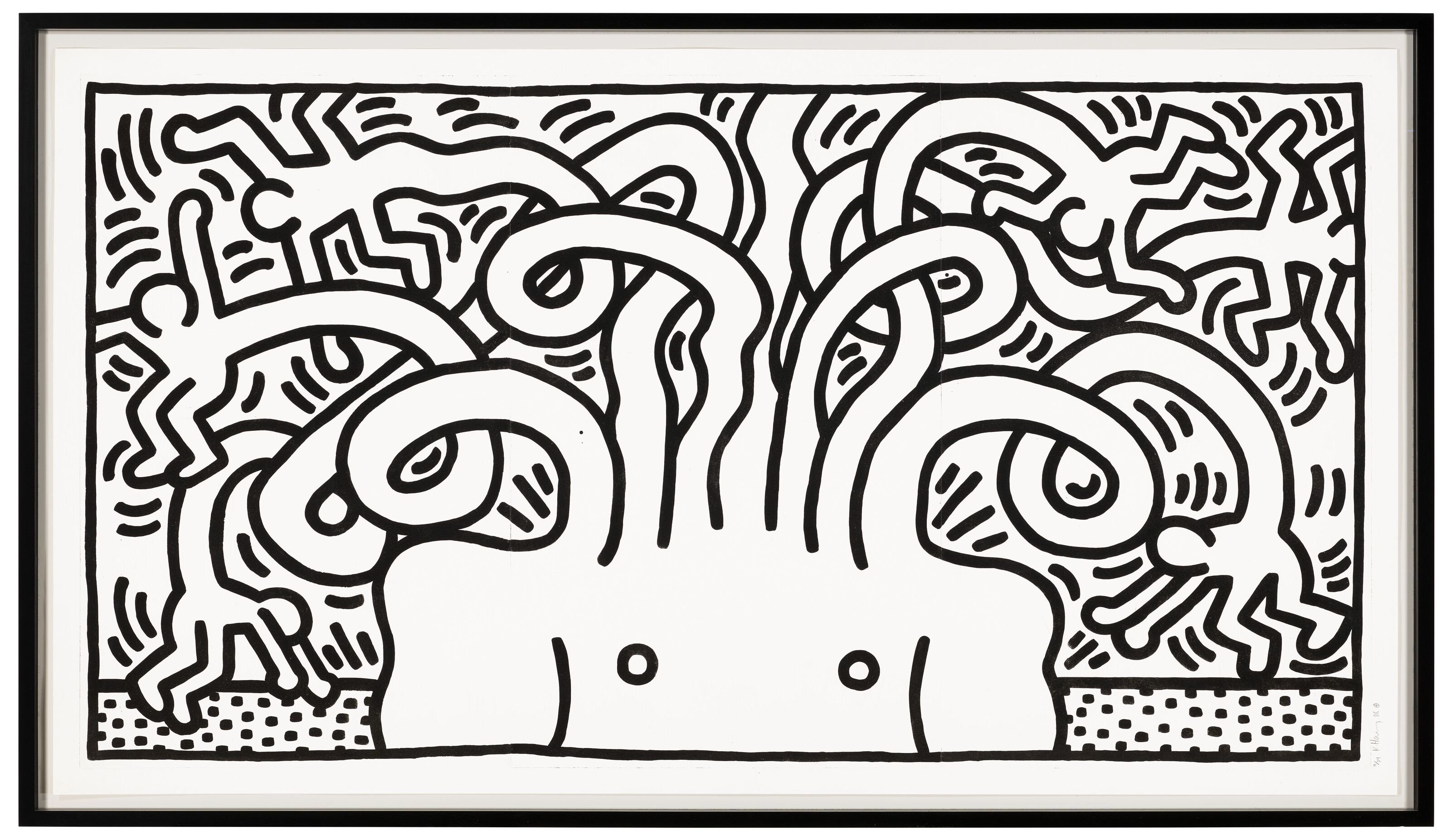 Keith Haring — Без названия (Медуза), изображение 2