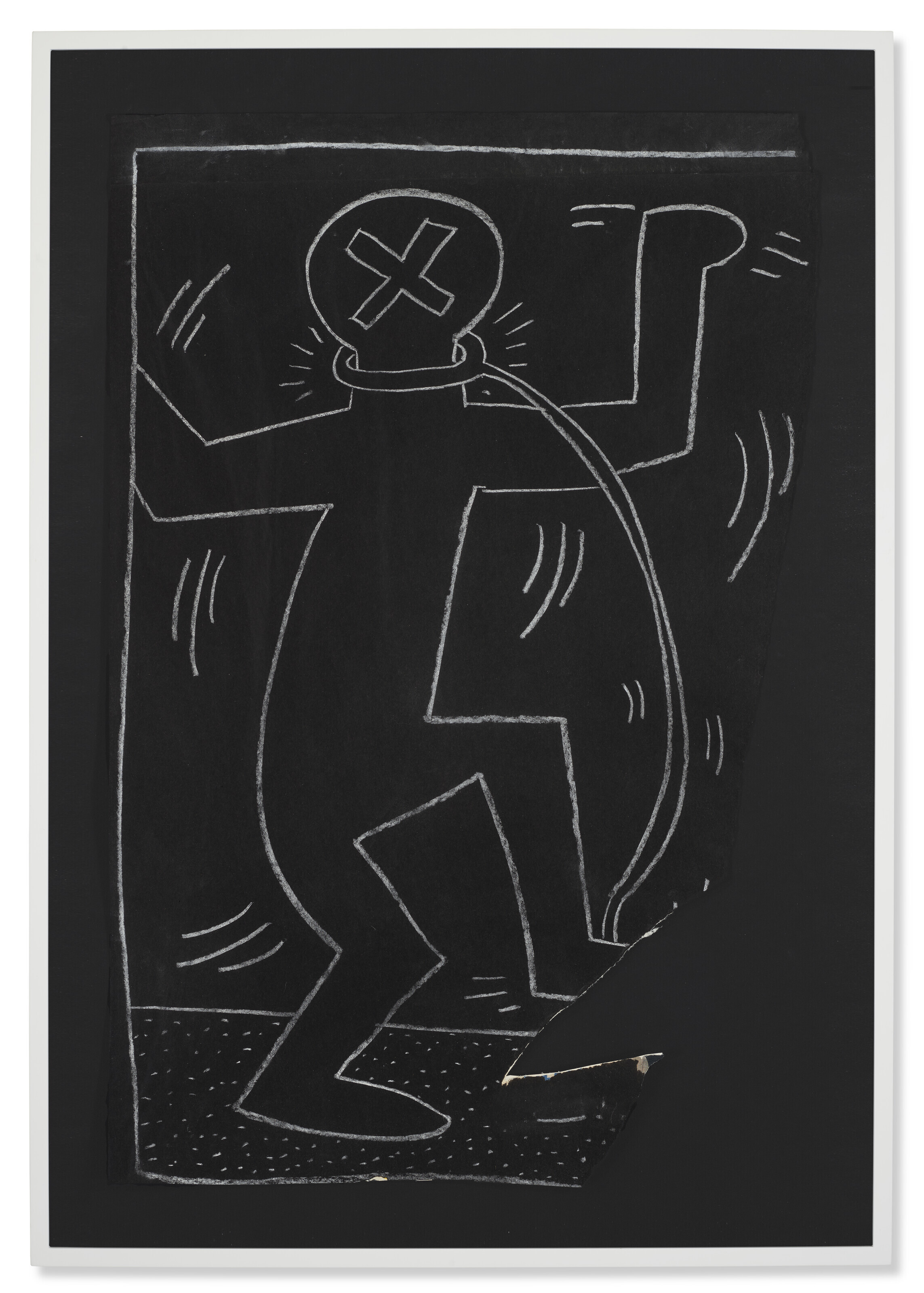 Keith Haring — Без названия (рисунок в метро), изображение 2