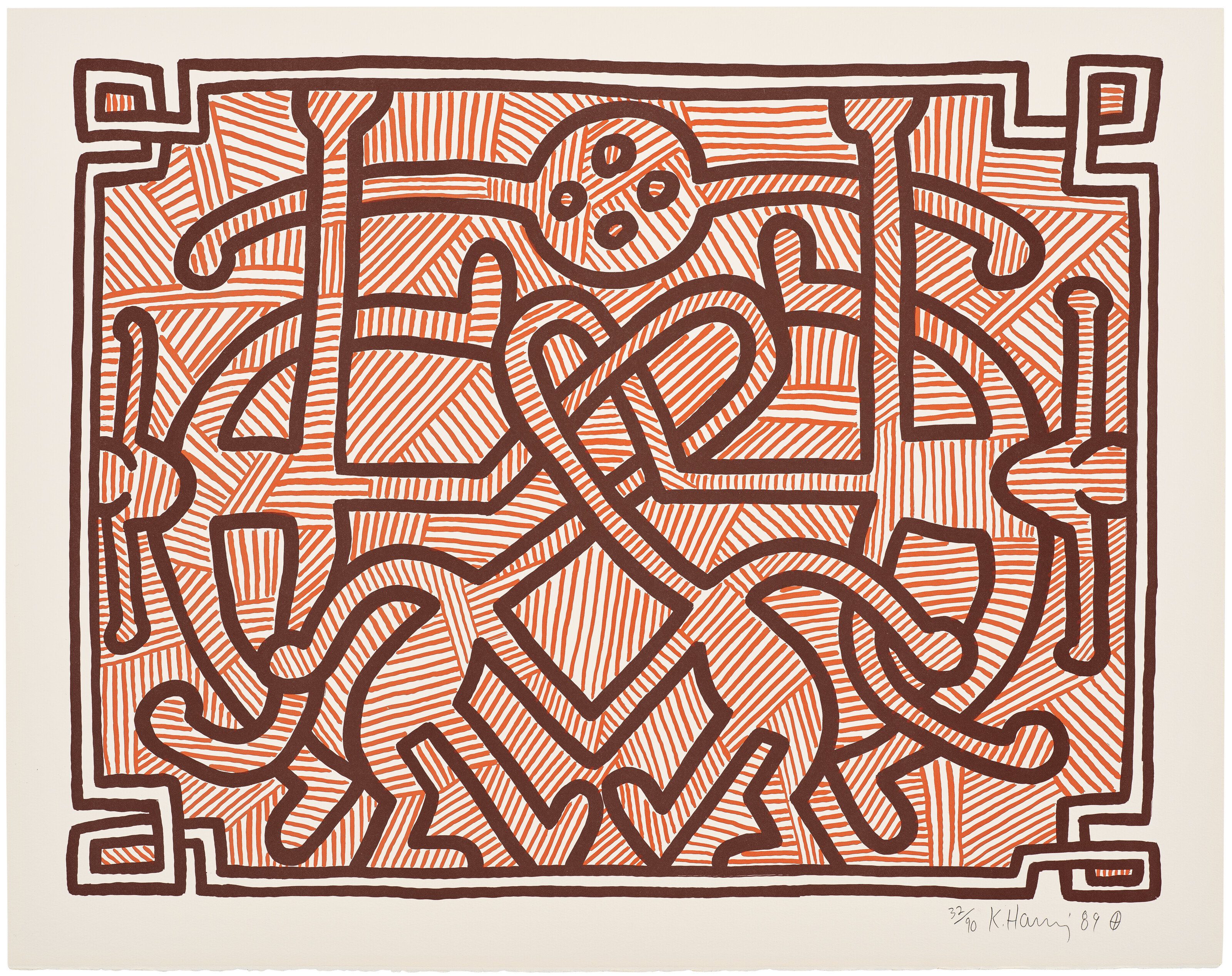 Keith Haring — Шоколадный Будда 1-5, изображение 3