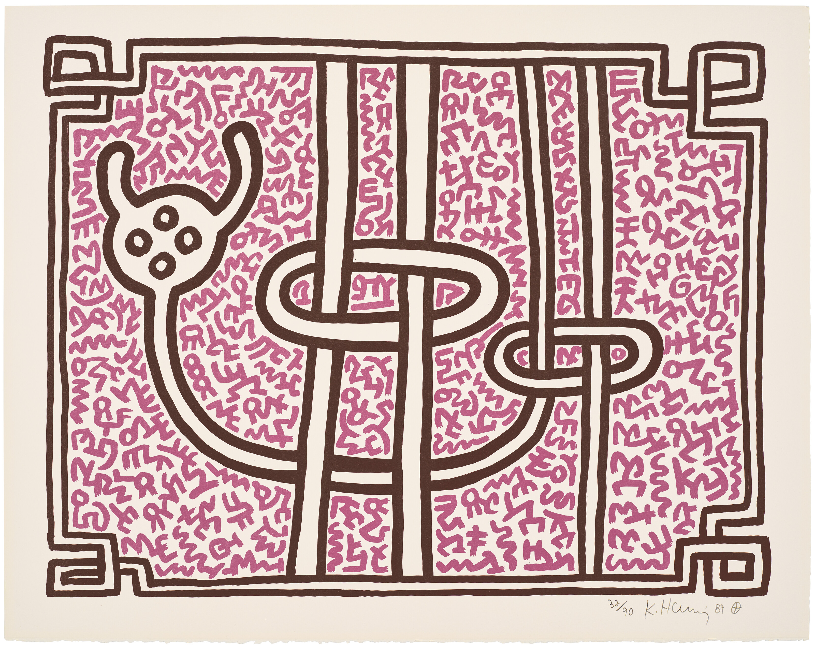 Keith Haring — Шоколадный Будда 1-5, изображение 4