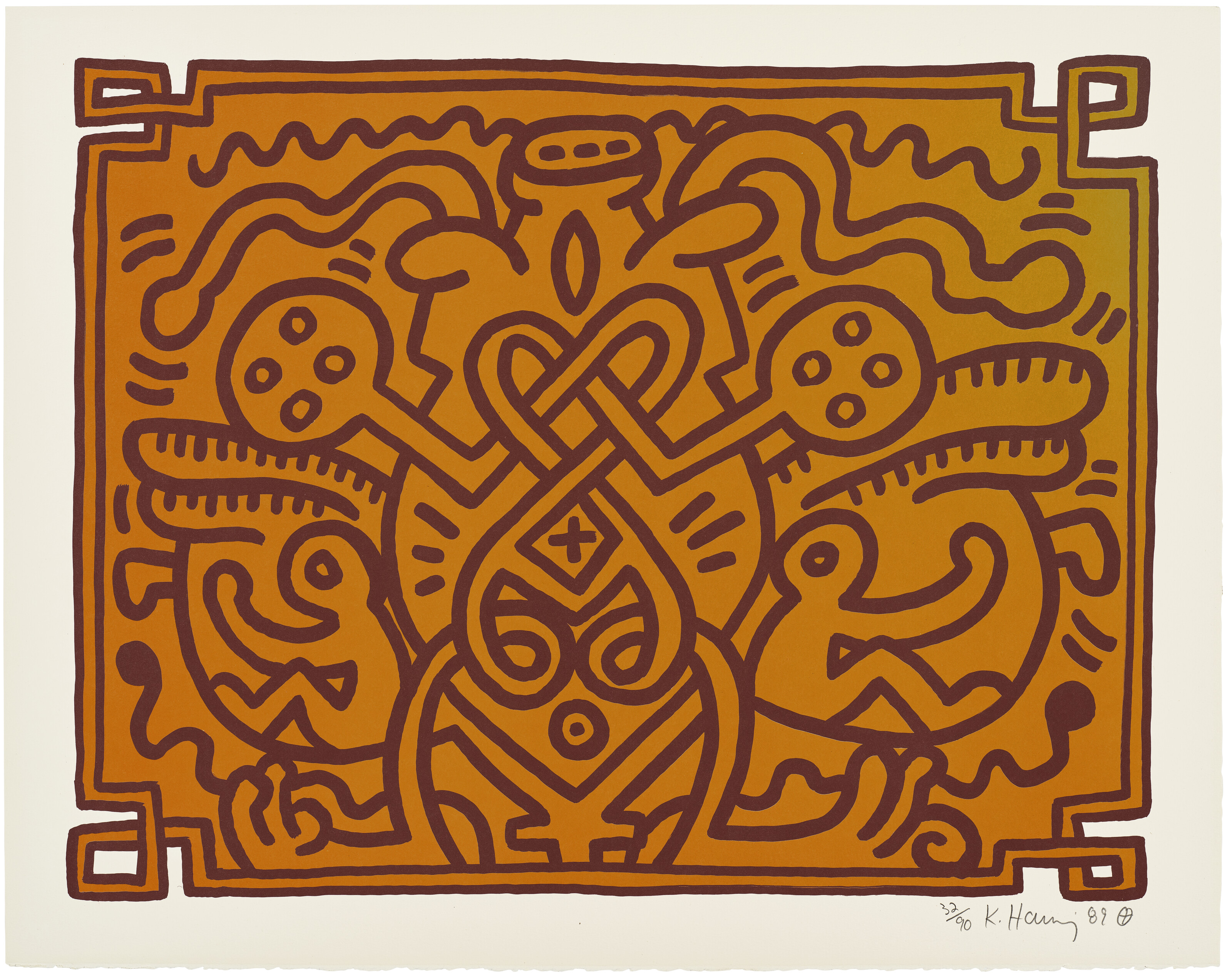 Keith Haring — Шоколадный Будда 1-5, изображение 5