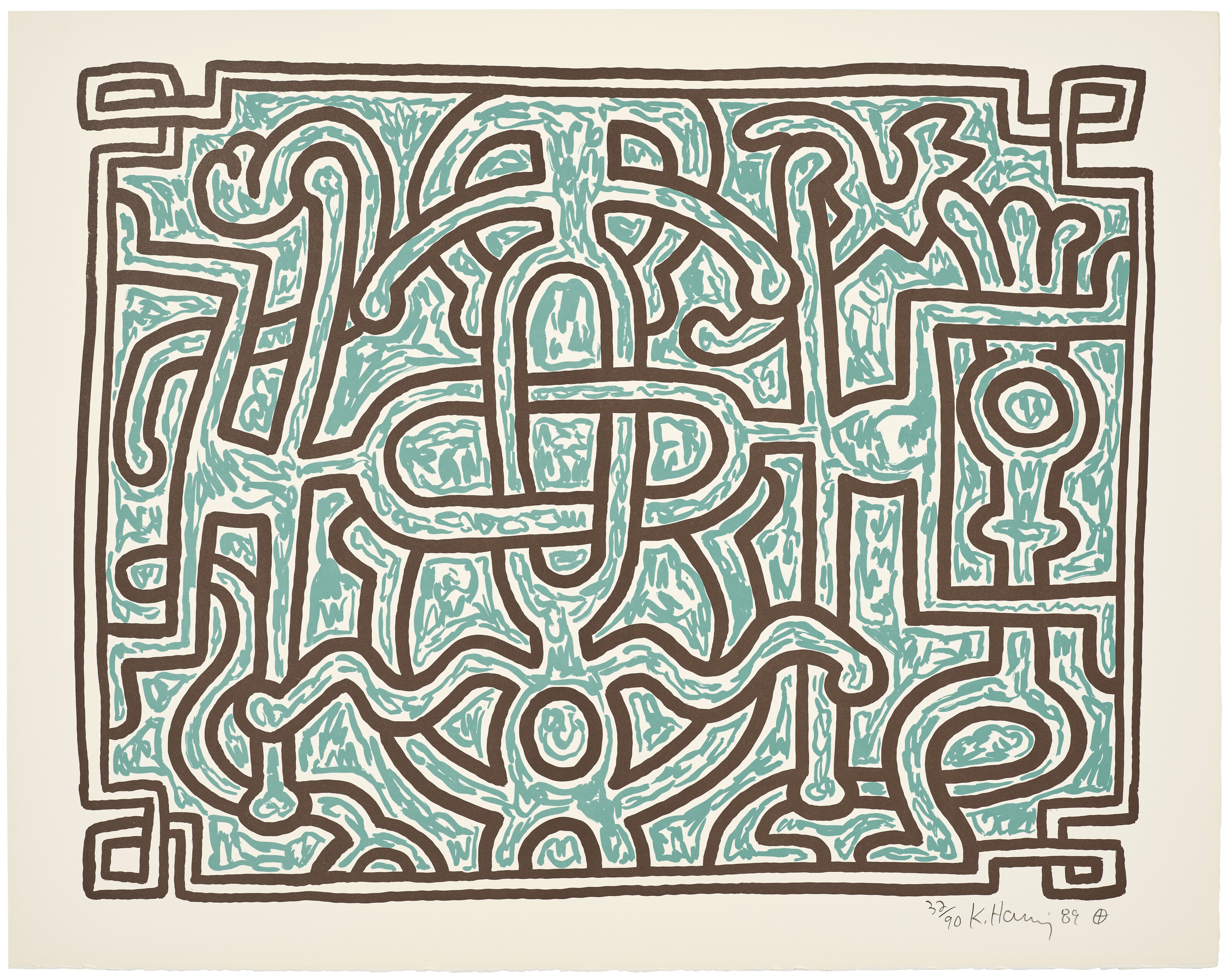 Keith Haring — Шоколадный Будда 1-5, изображение 6