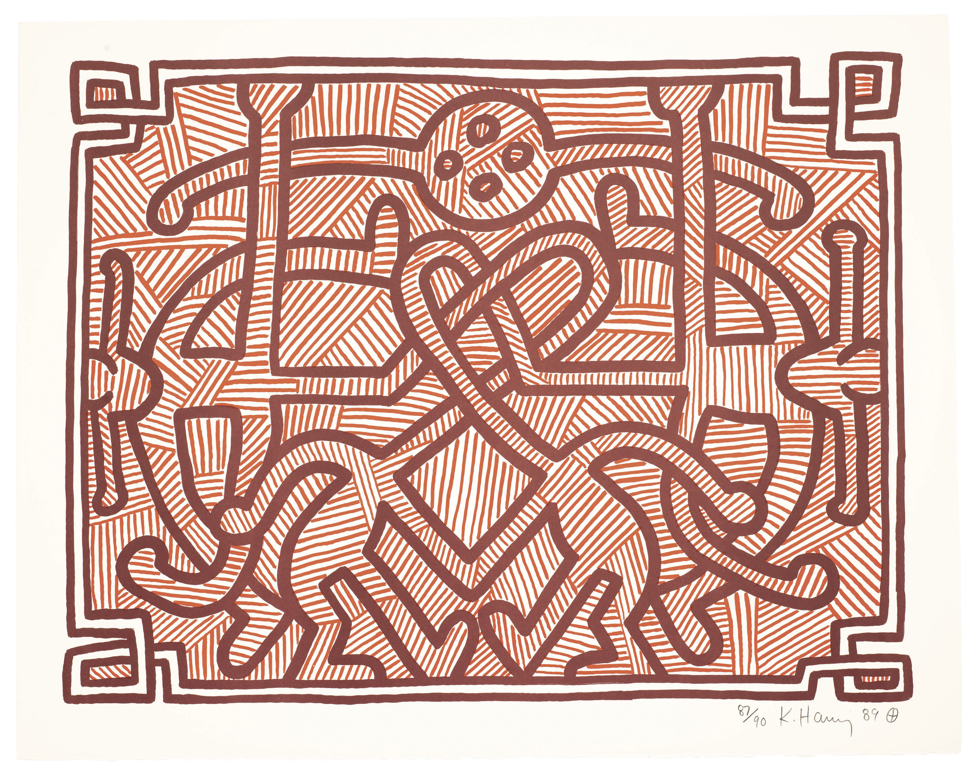 Keith Haring — Шоколадный Будда 1-5, изображение 3