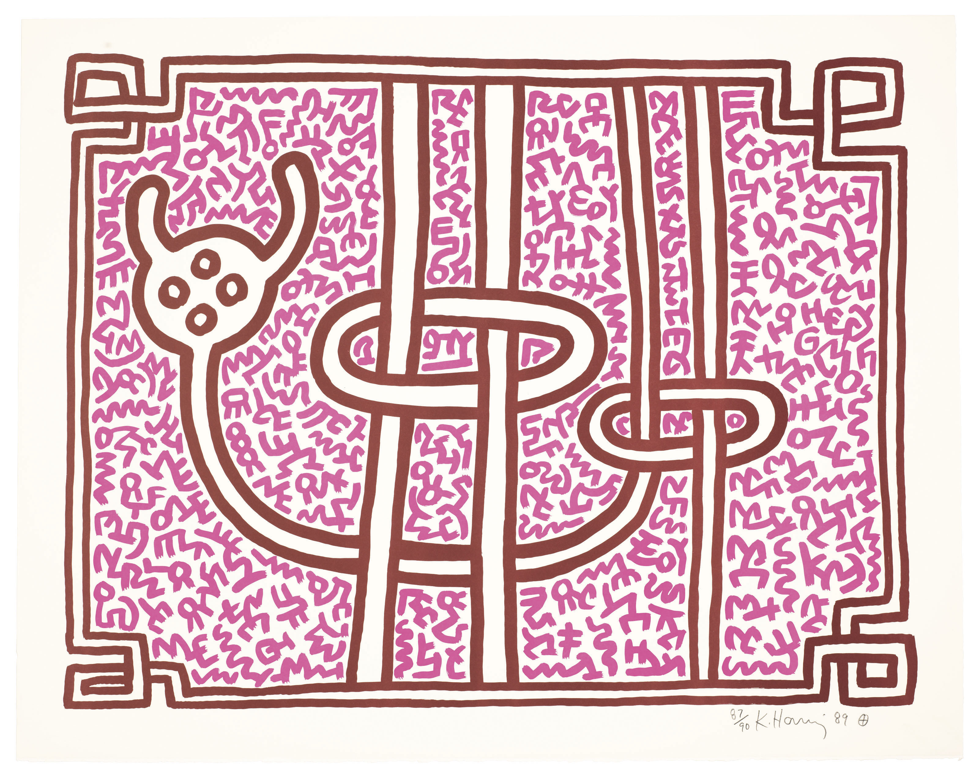 Keith Haring — Шоколадный Будда 1-5, изображение 4