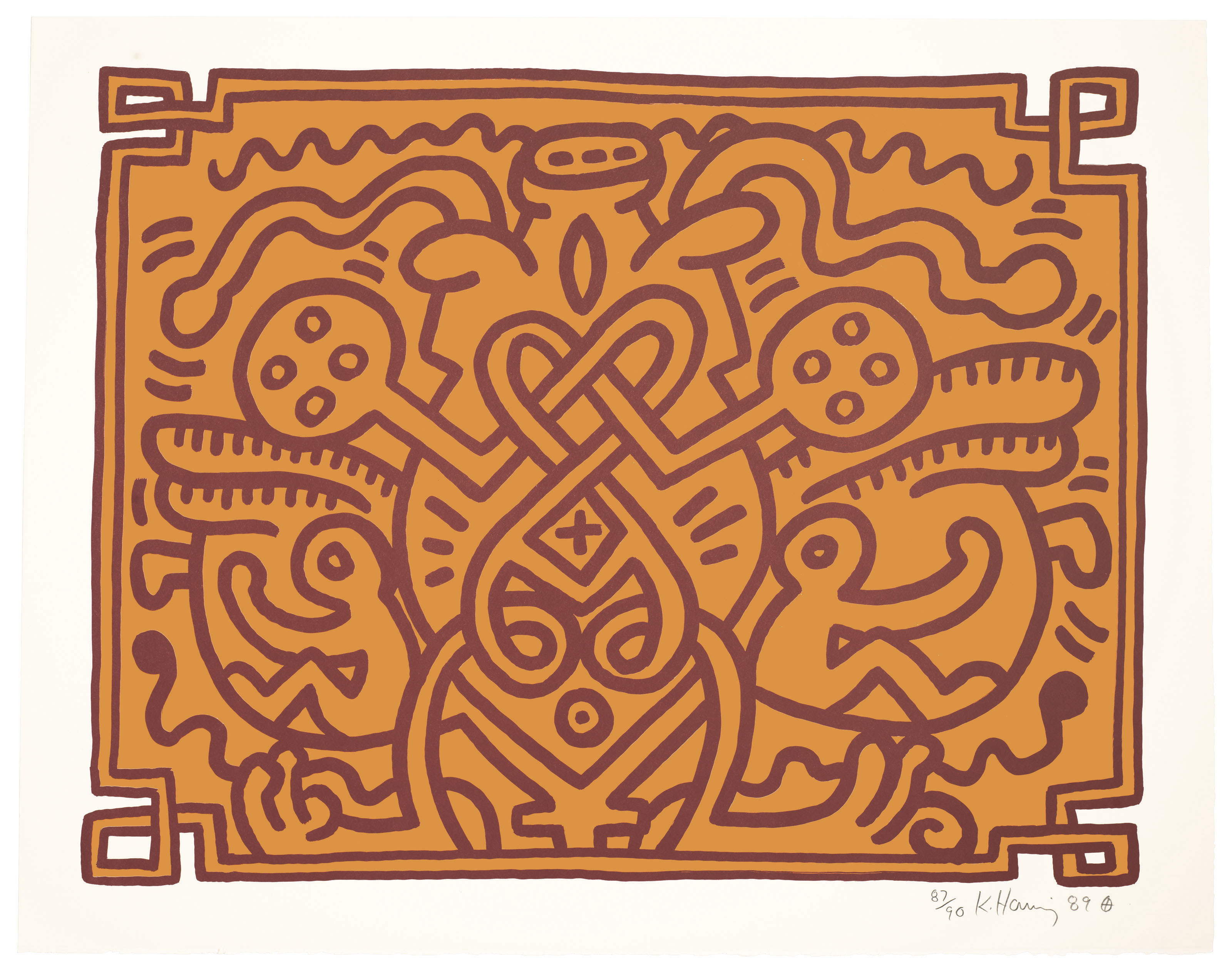 Keith Haring — Шоколадный Будда 1-5, изображение 5