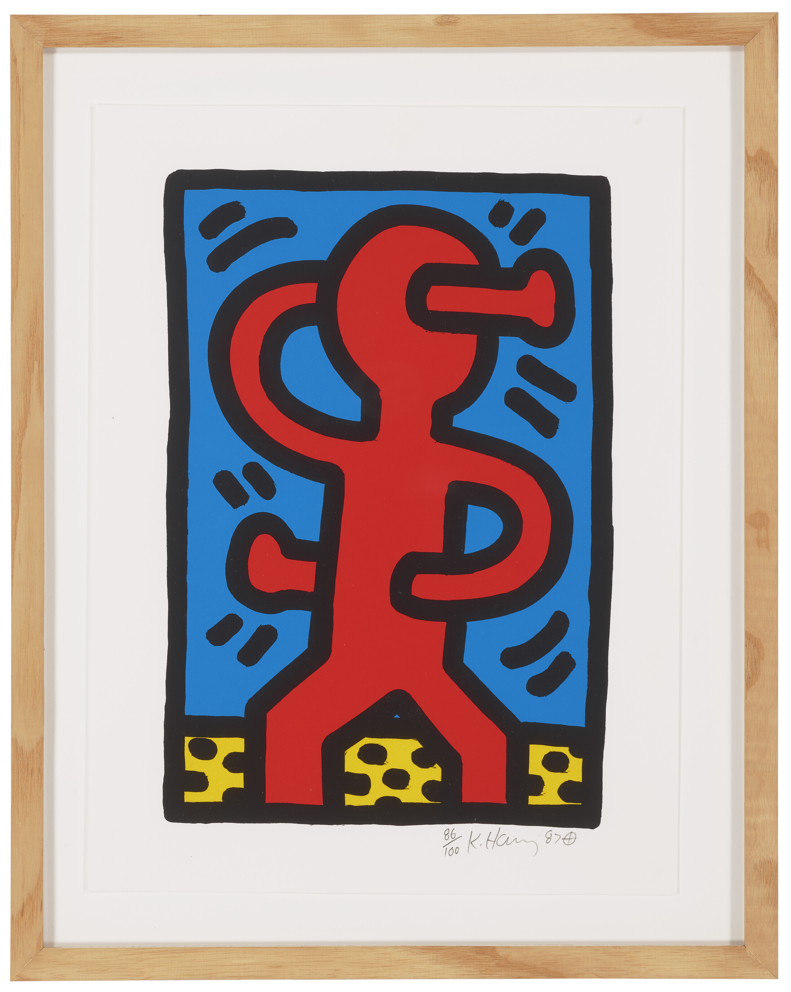 Keith Haring — Без названия : один отпечаток, изображение 2