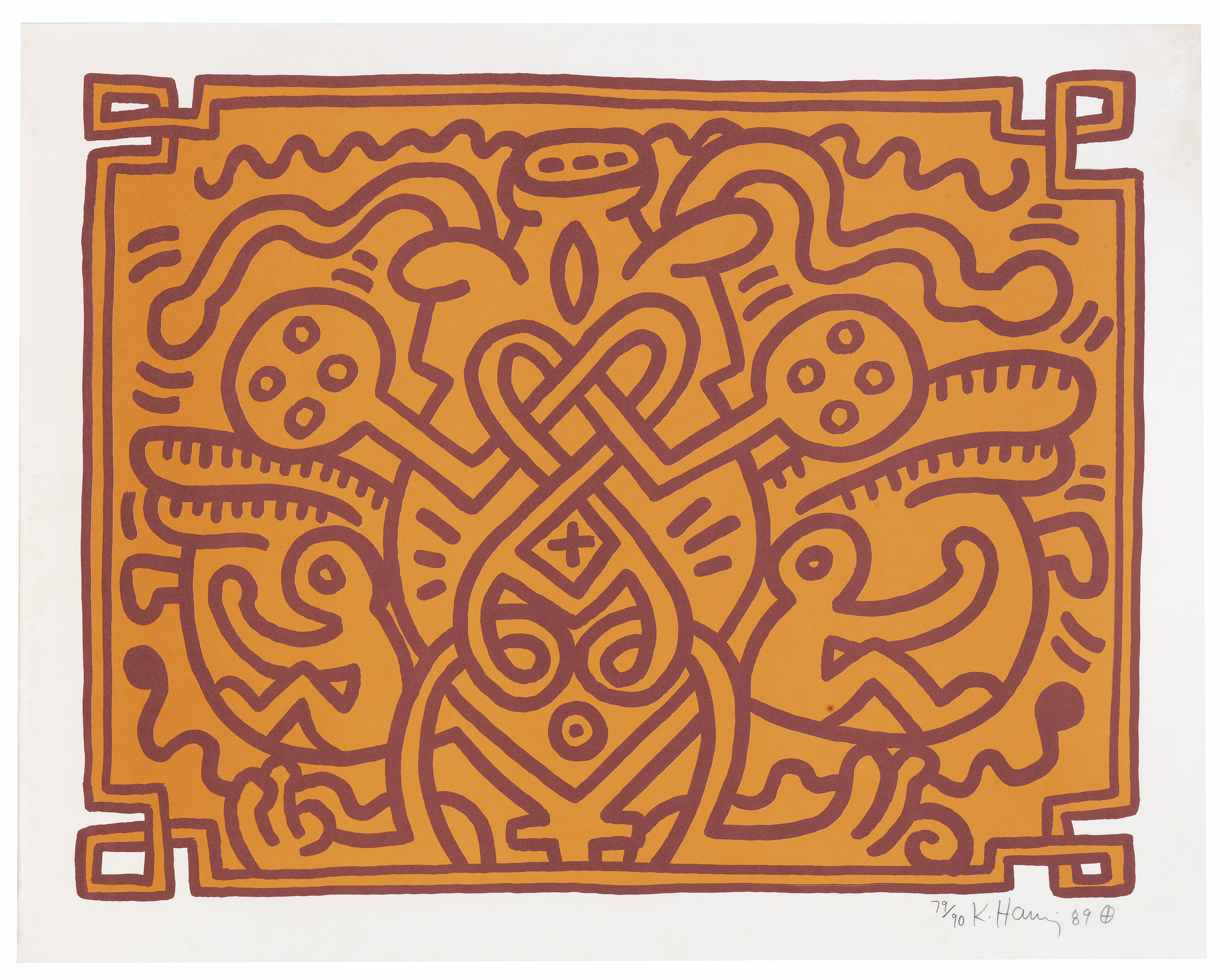 Keith Haring — Шоколадный Будда 1-5, изображение 2