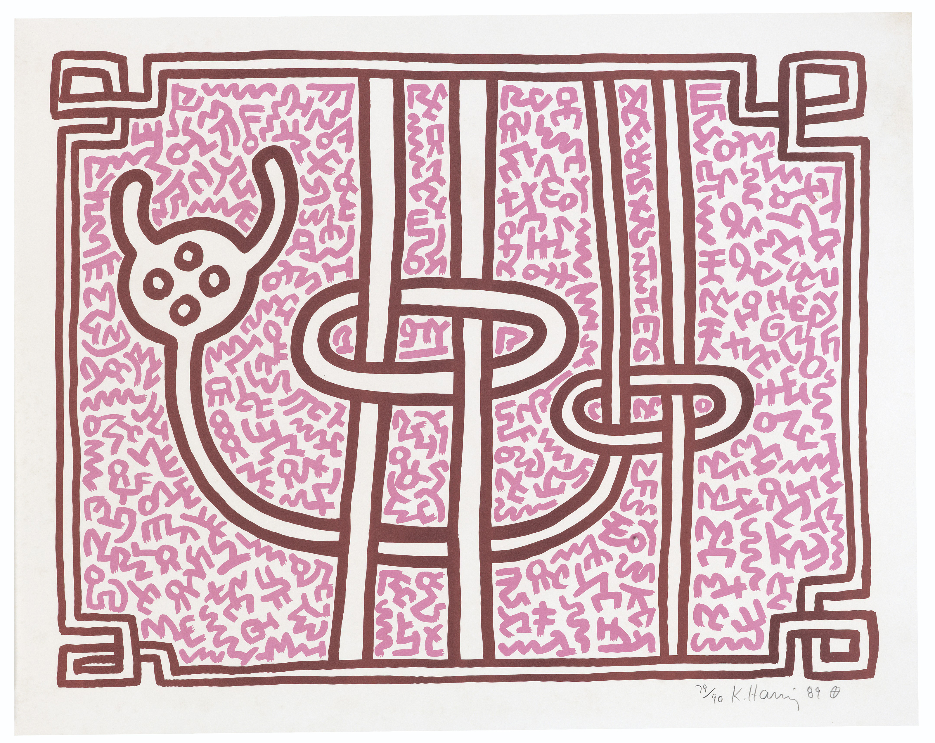 Keith Haring — Шоколадный Будда 1-5, изображение 4
