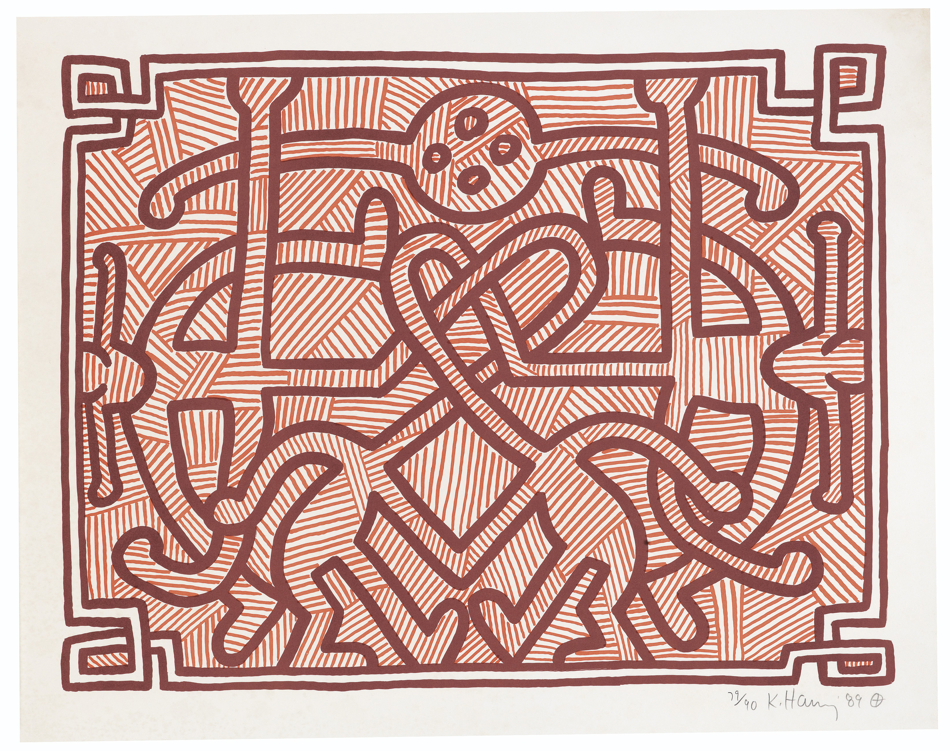 Keith Haring — Шоколадный Будда 1-5, изображение 5