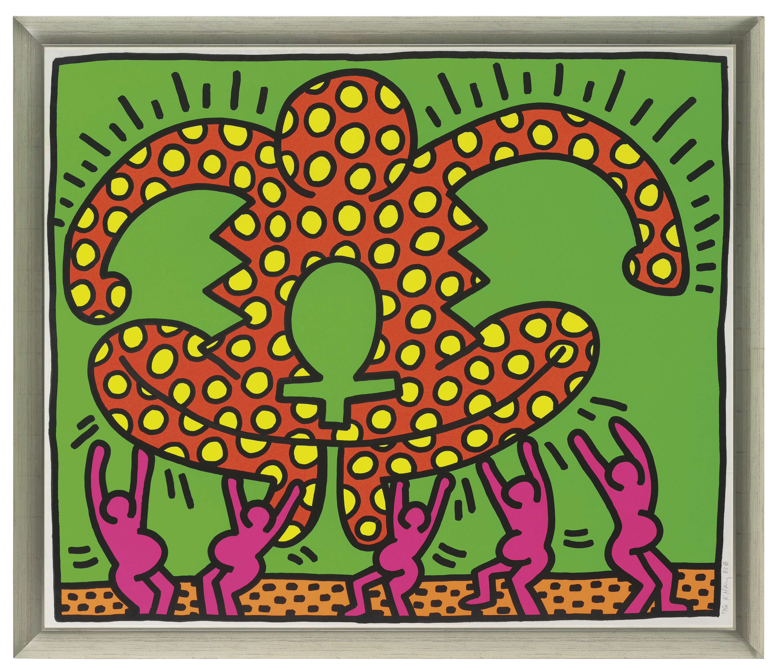 Keith Haring — Одна тарелка, из: The Fertility Suite, изображение 2