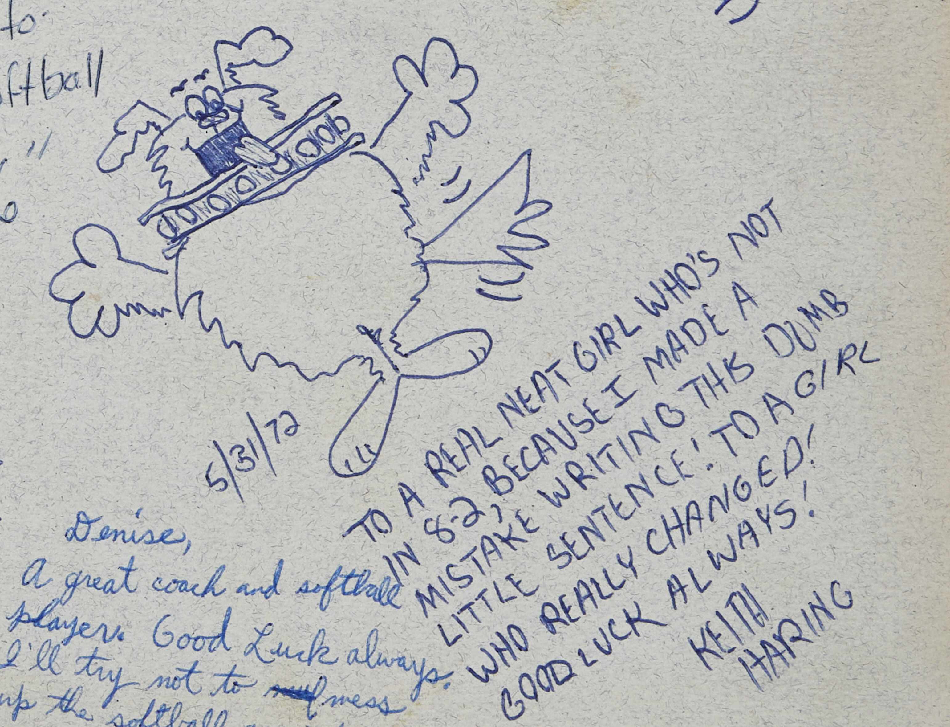 Keith Haring — Кит Харинг, 1972-1973