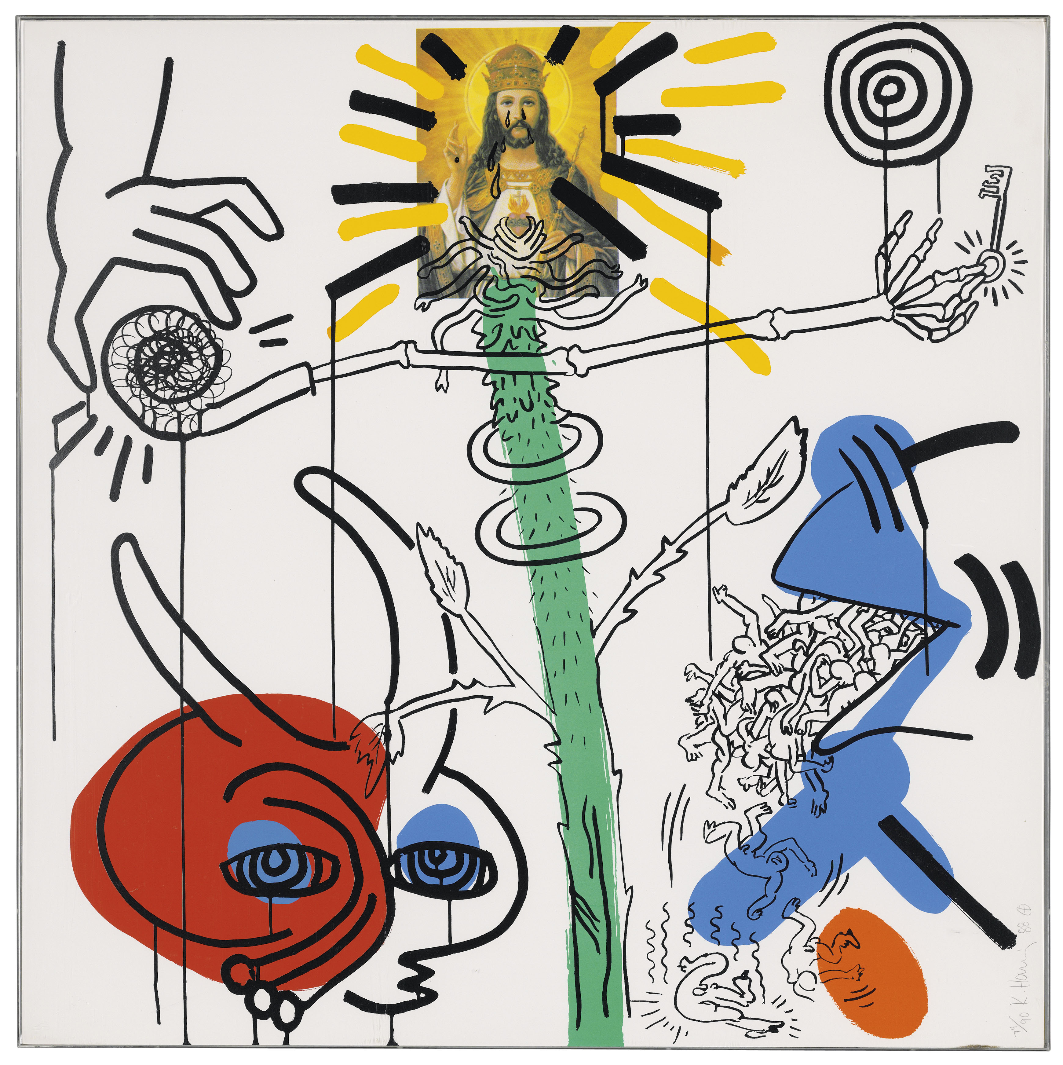 Keith Haring — Одна тарелка из фильма "Апокалипсис", изображение 2