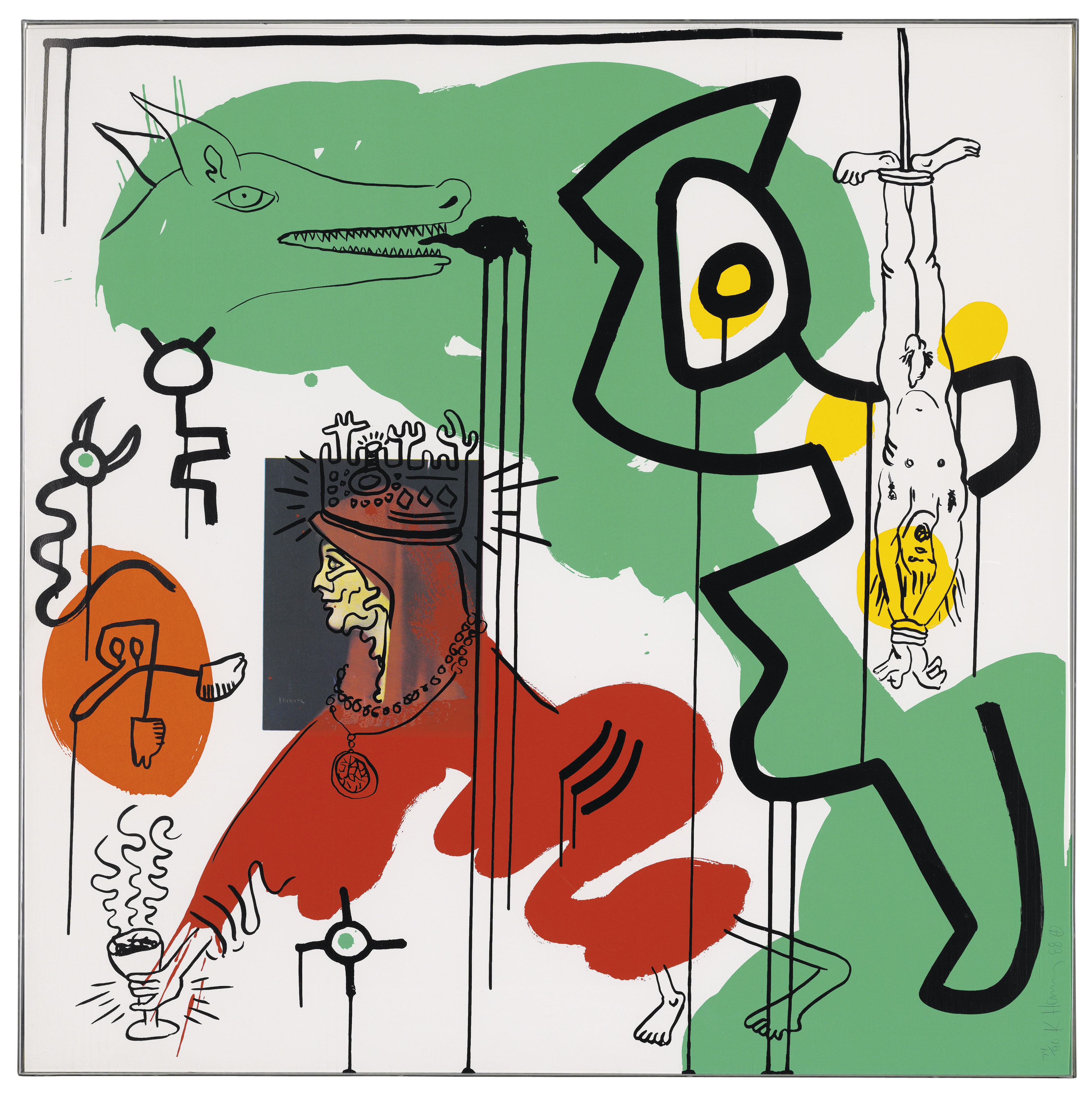 Keith Haring — Одна тарелка из фильма "Апокалипсис", изображение 2