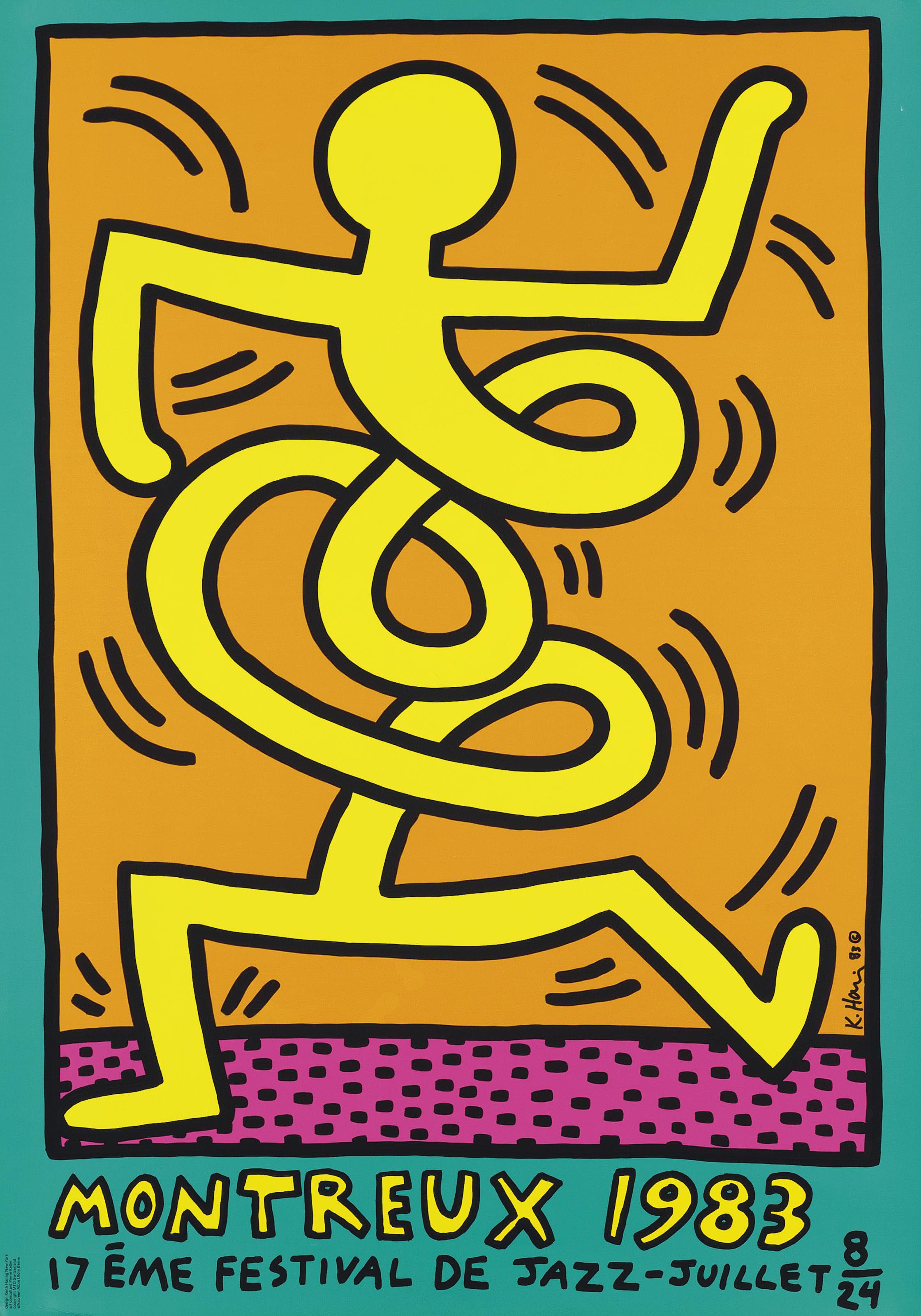 Keith Haring — Джазовый фестиваль в Монтре, 1983