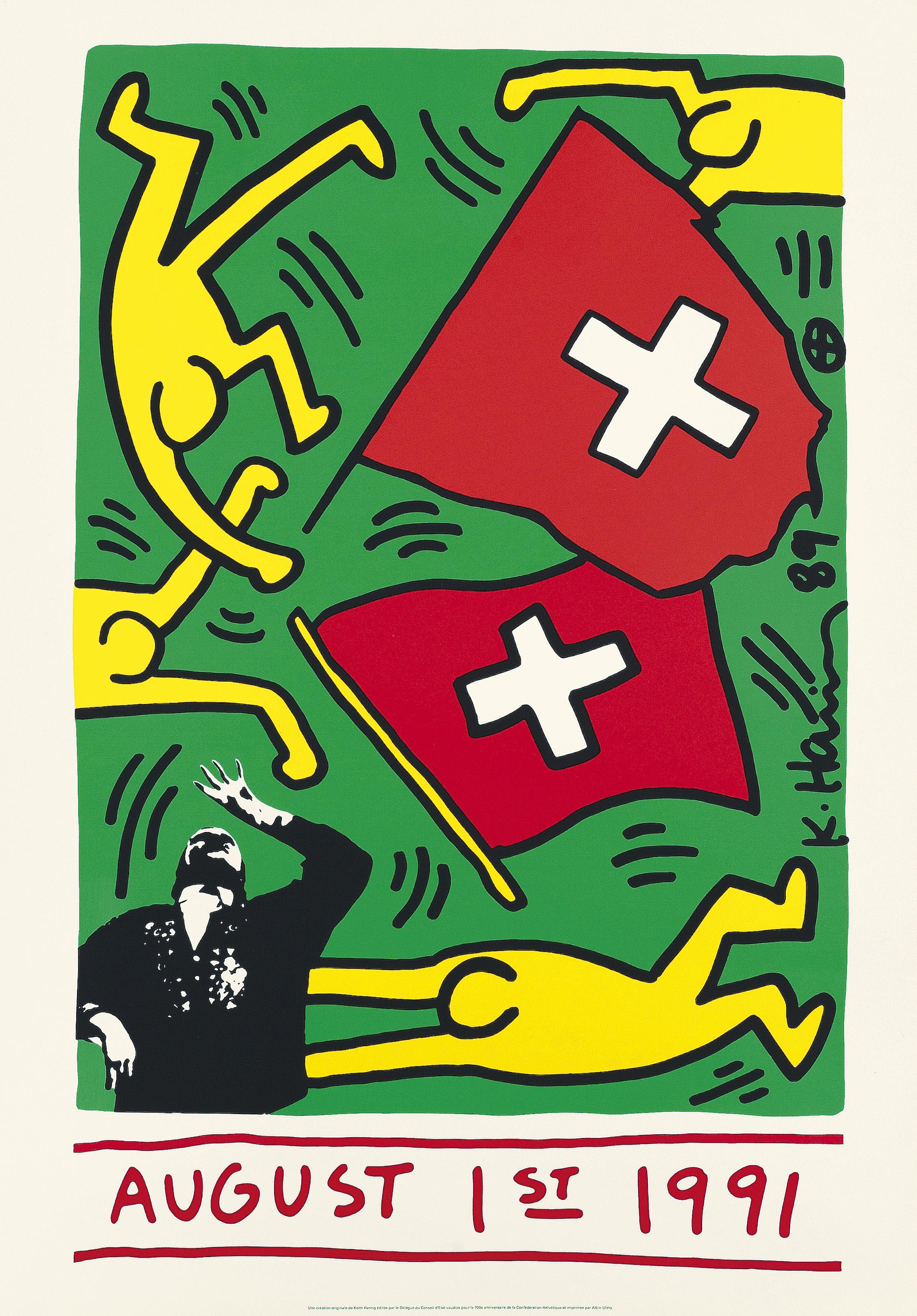 Keith Haring — 1 августа 1991 года