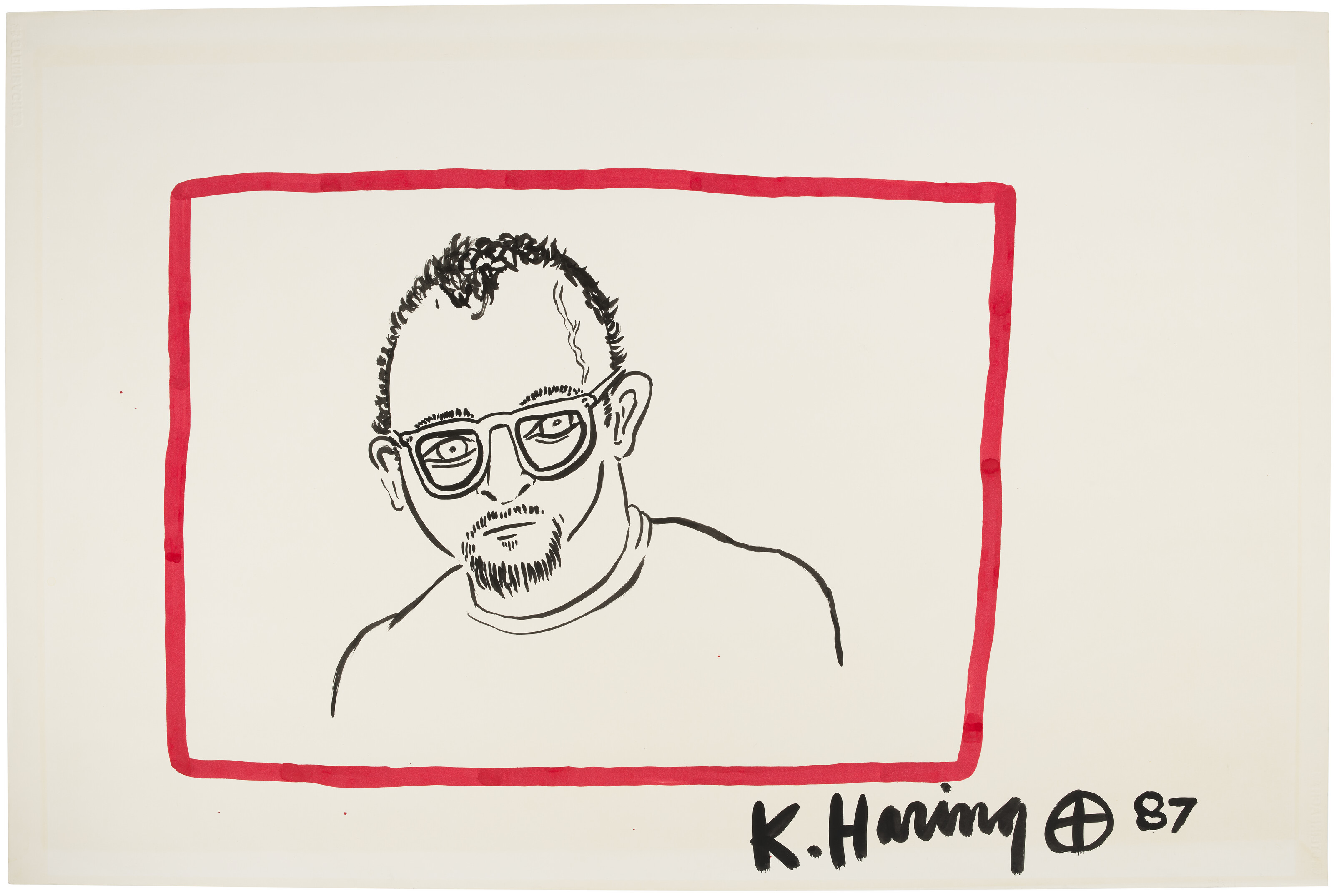 Keith Haring — Автопортрет