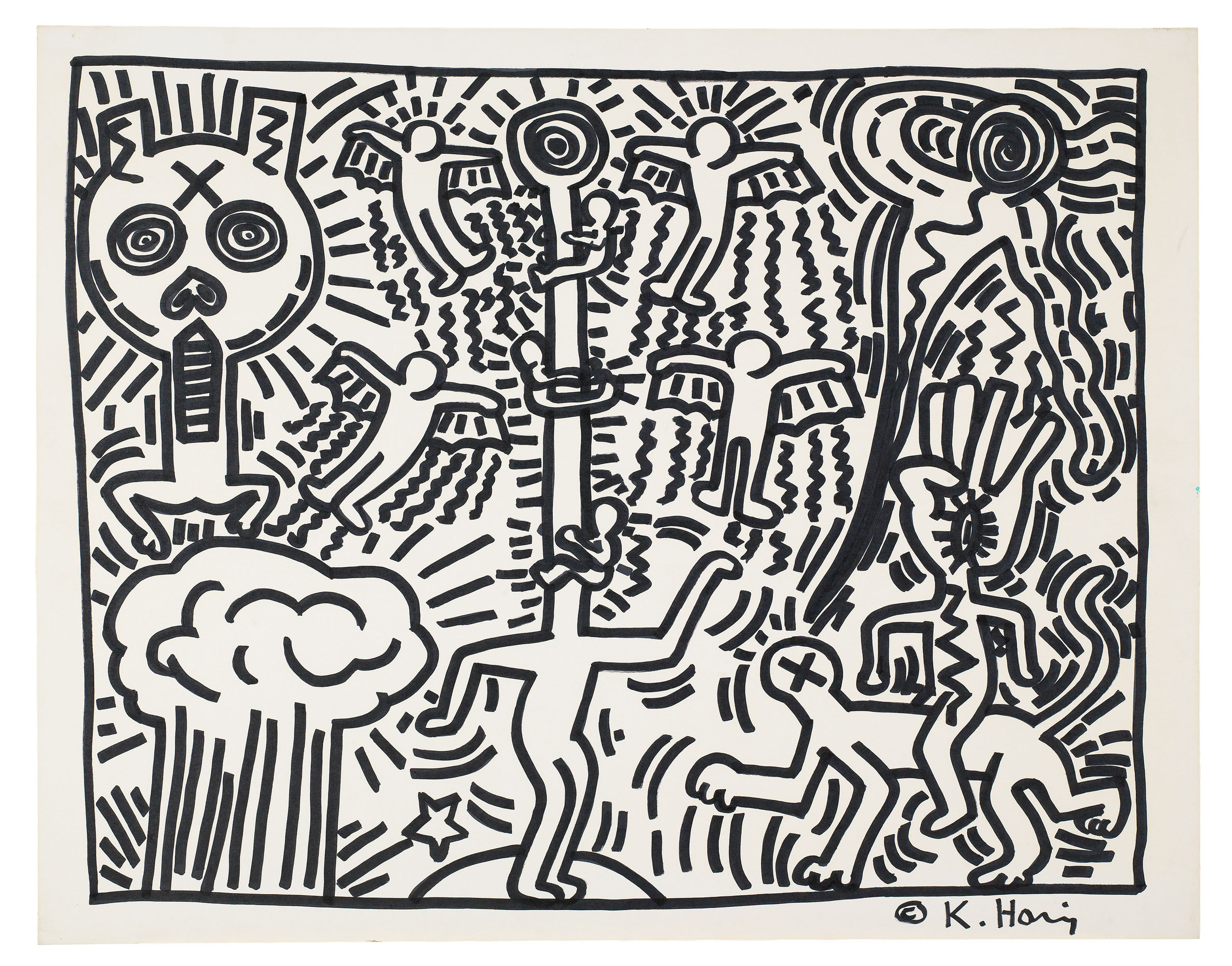 Keith Haring — Без названия