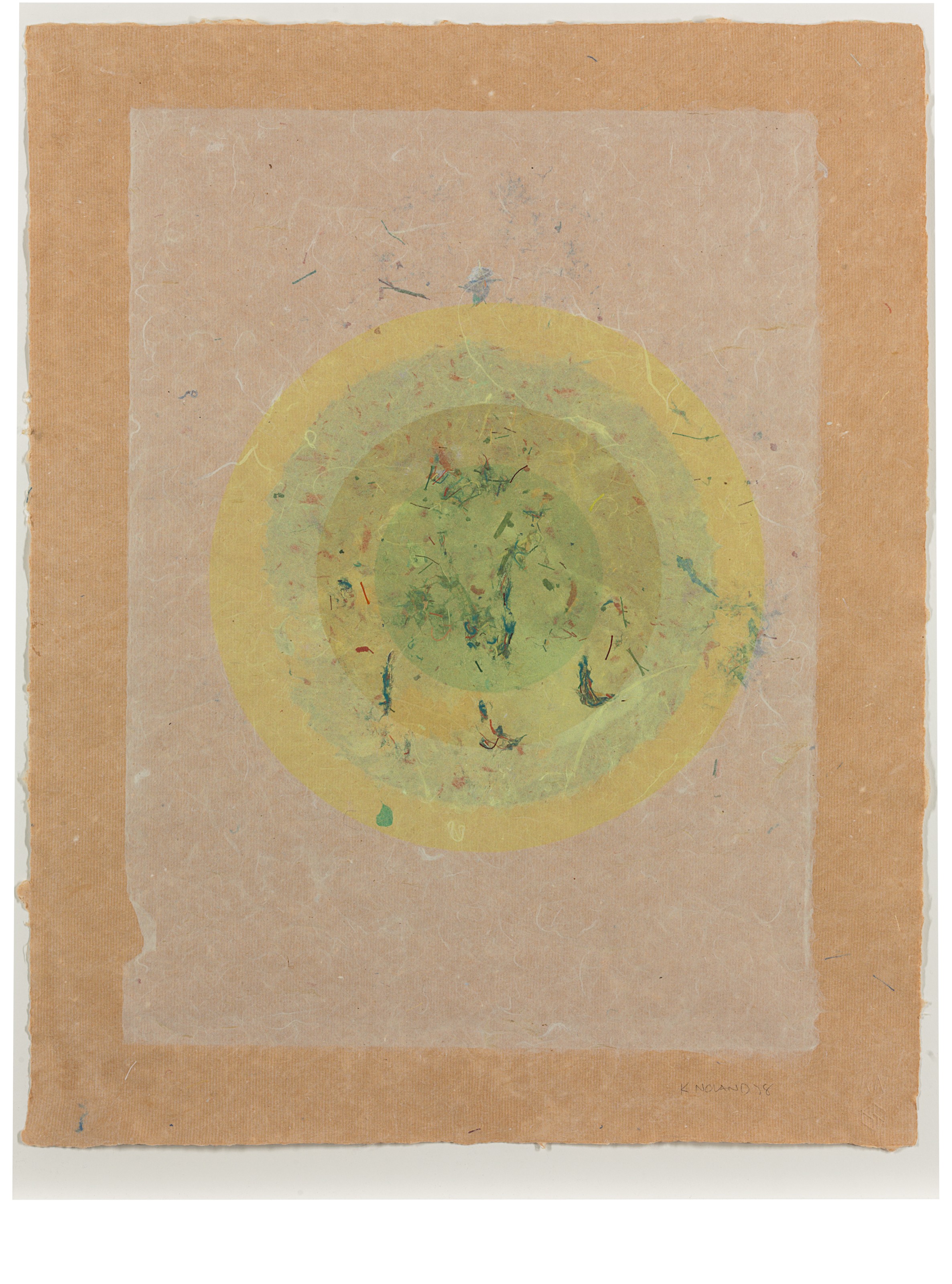 Kenneth Noland — Круг I, II-7, из проекта "Бумага ручной работы"