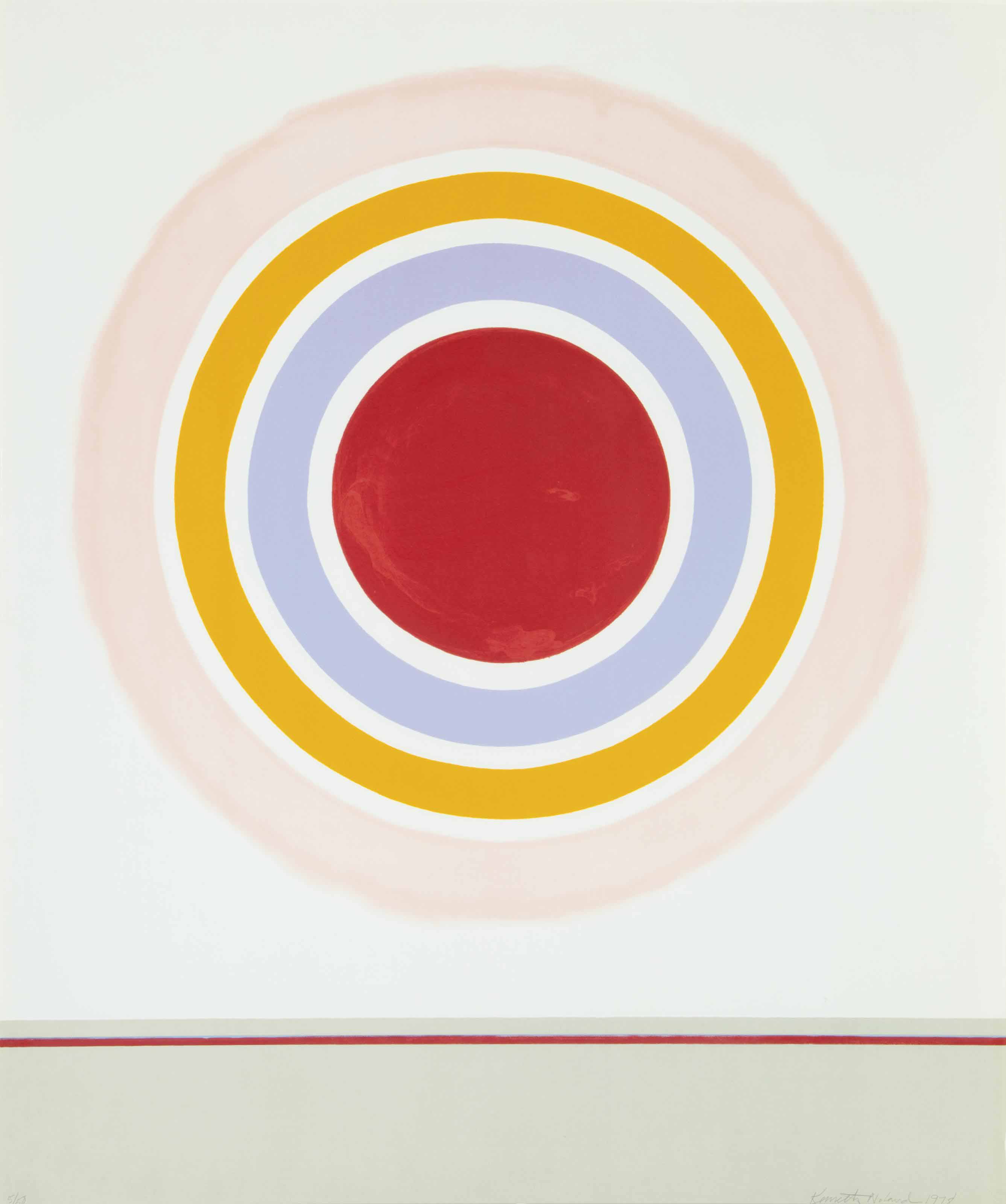 Kenneth Noland — Румяна [Тайлер 462]