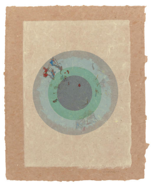 Kenneth Noland — Круг I, II-42, из проекта "Бумага ручной работы"