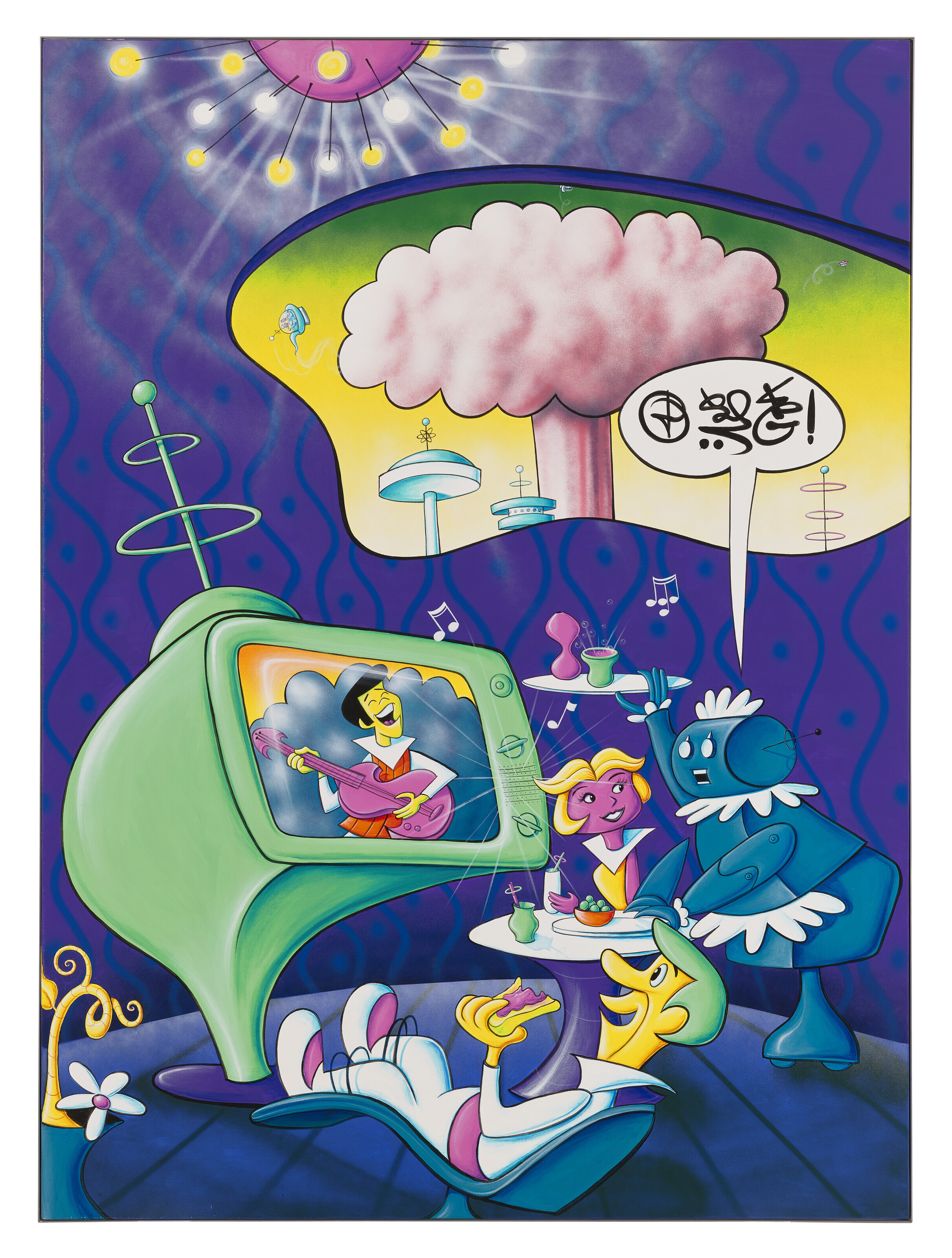 Kenny Scharf — Новый и усовершенствованный термоядерный театр военных действий