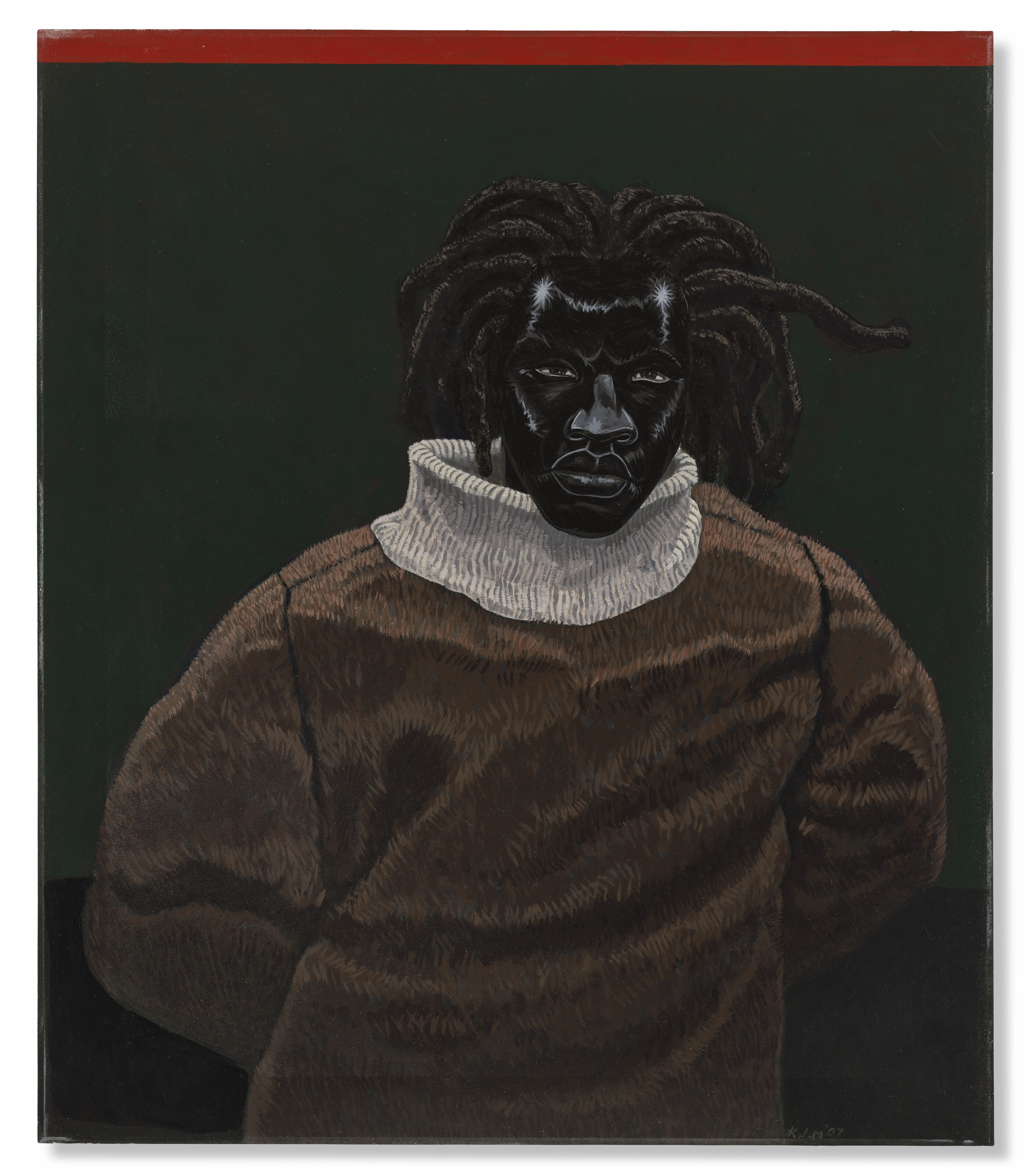 Kerry James Marshall — Портрет Джона Панча (Злой чернокожий мужчина, 1646), изображение 2