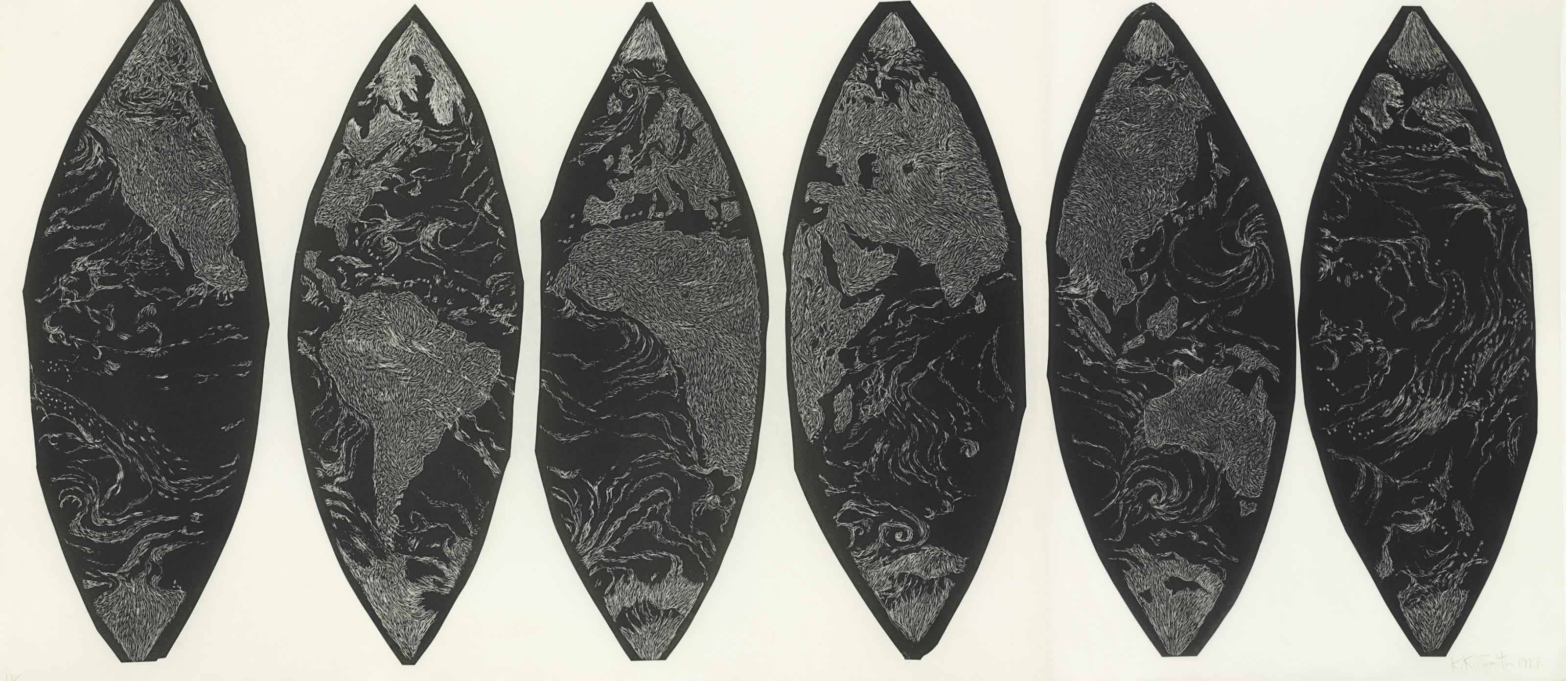 Kiki Smith — Без названия (отпечаток Земли)