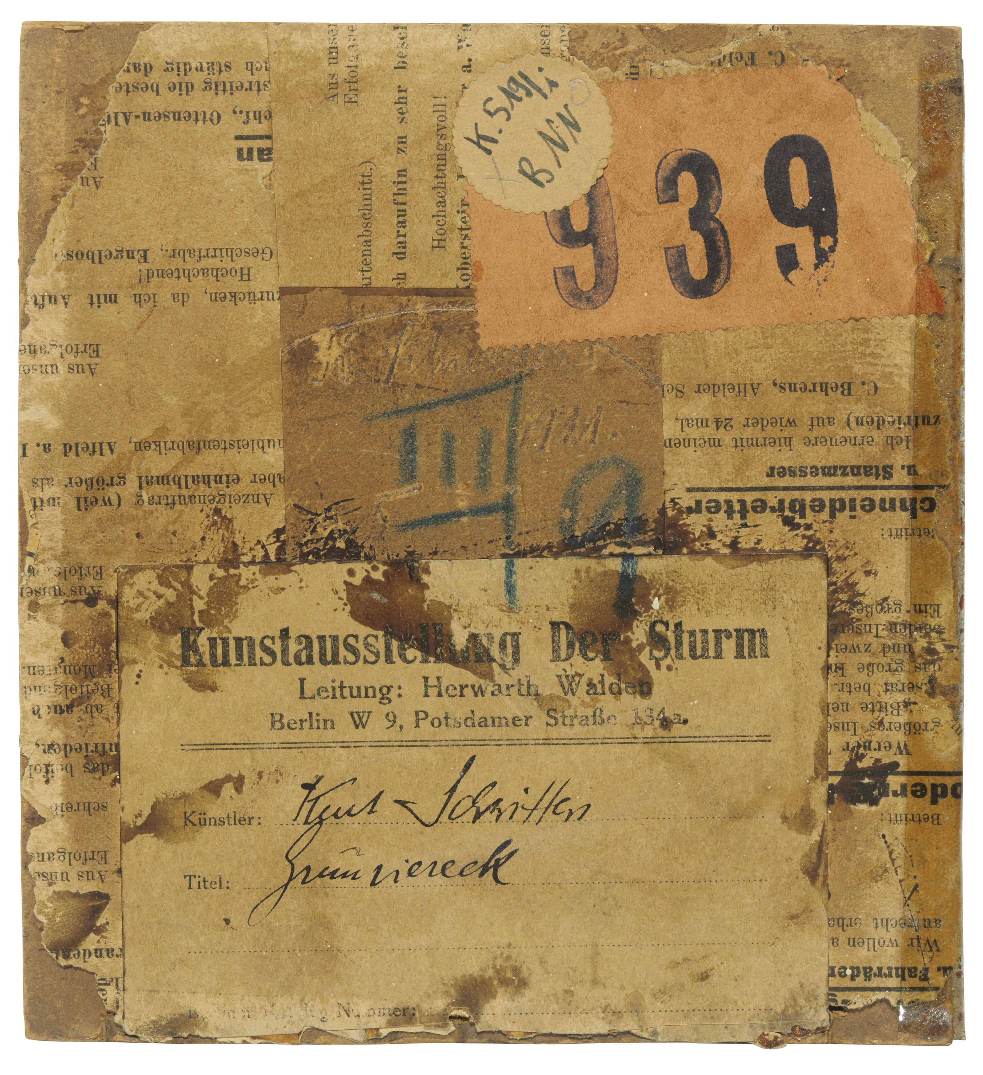 Kurt Schwitters — Грюнфирек, изображение 2