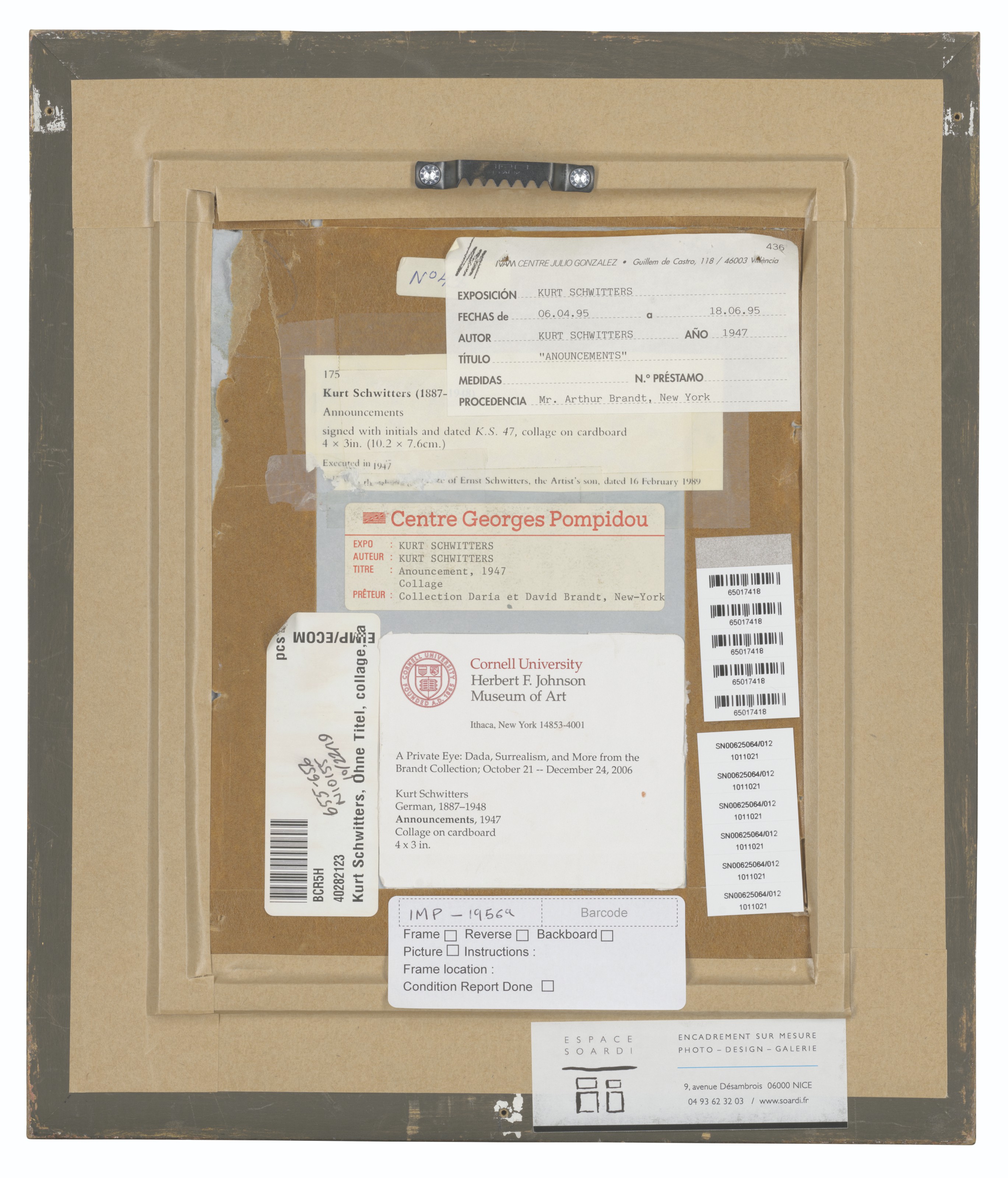 Kurt Schwitters — Он Тител (Анкундигунген), изображение 4