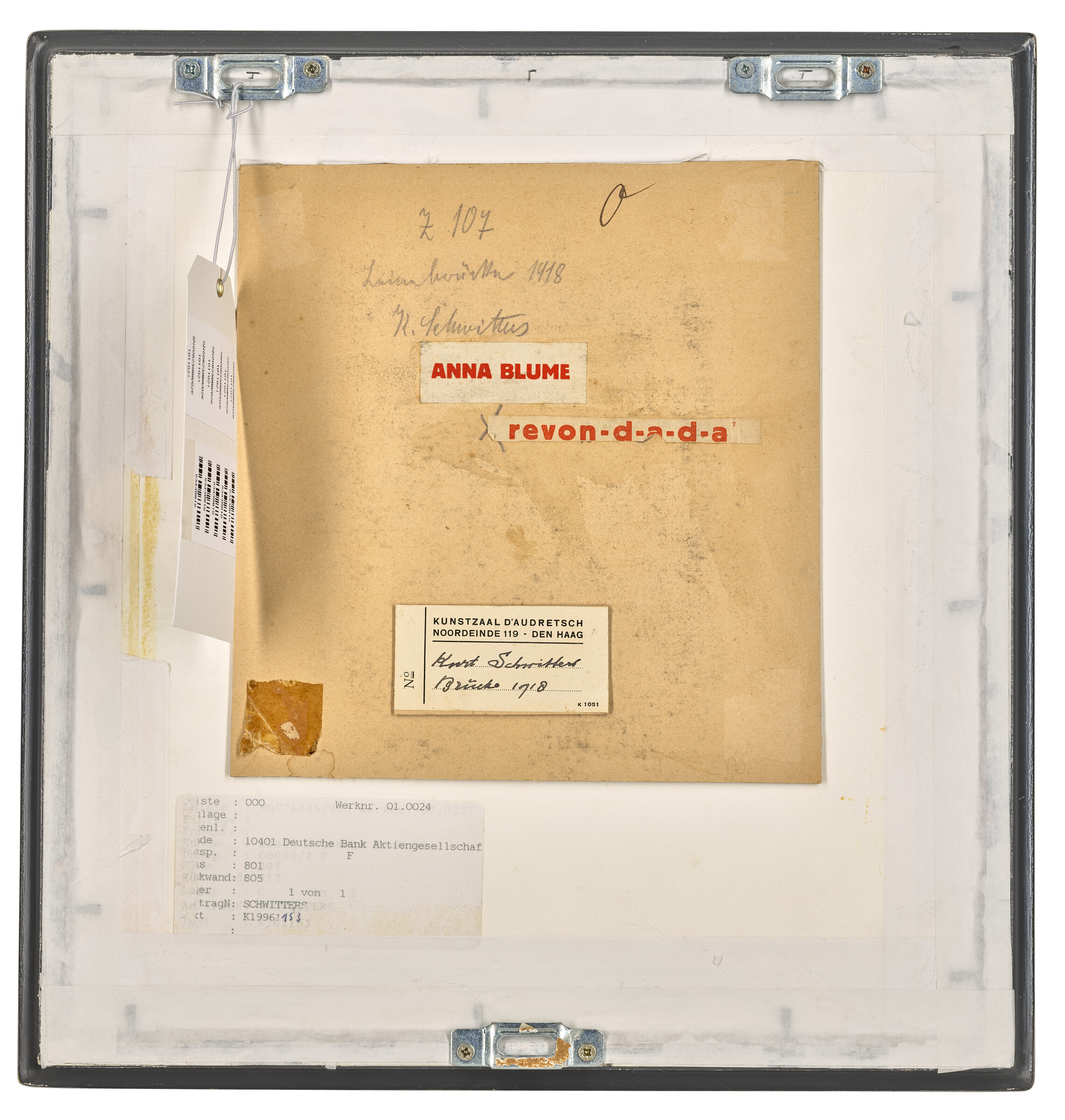 Kurt Schwitters — Z 107 Ключ к разгадке, изображение 2