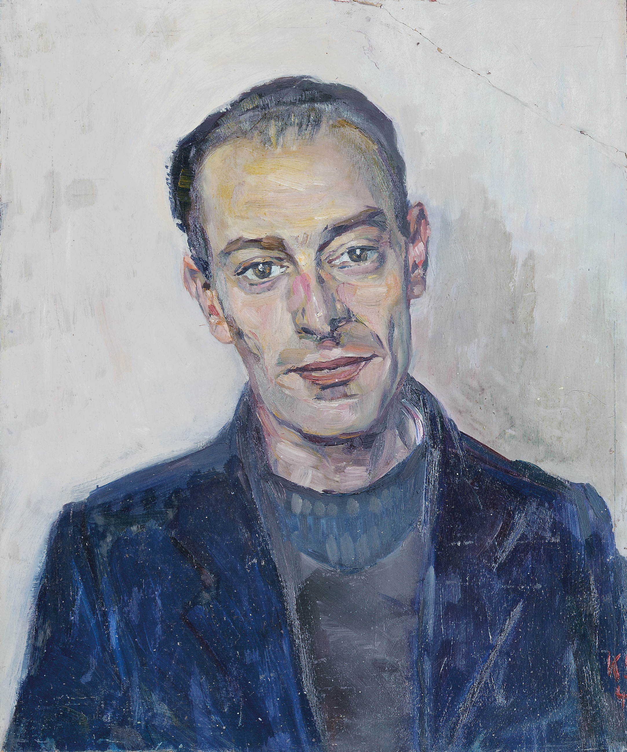 Kurt Schwitters — Он Титулованный (Портрет молодого человека, который ходит по улицам) (справа) ; Он титулованный (Портрет неизвестного) (сзади)