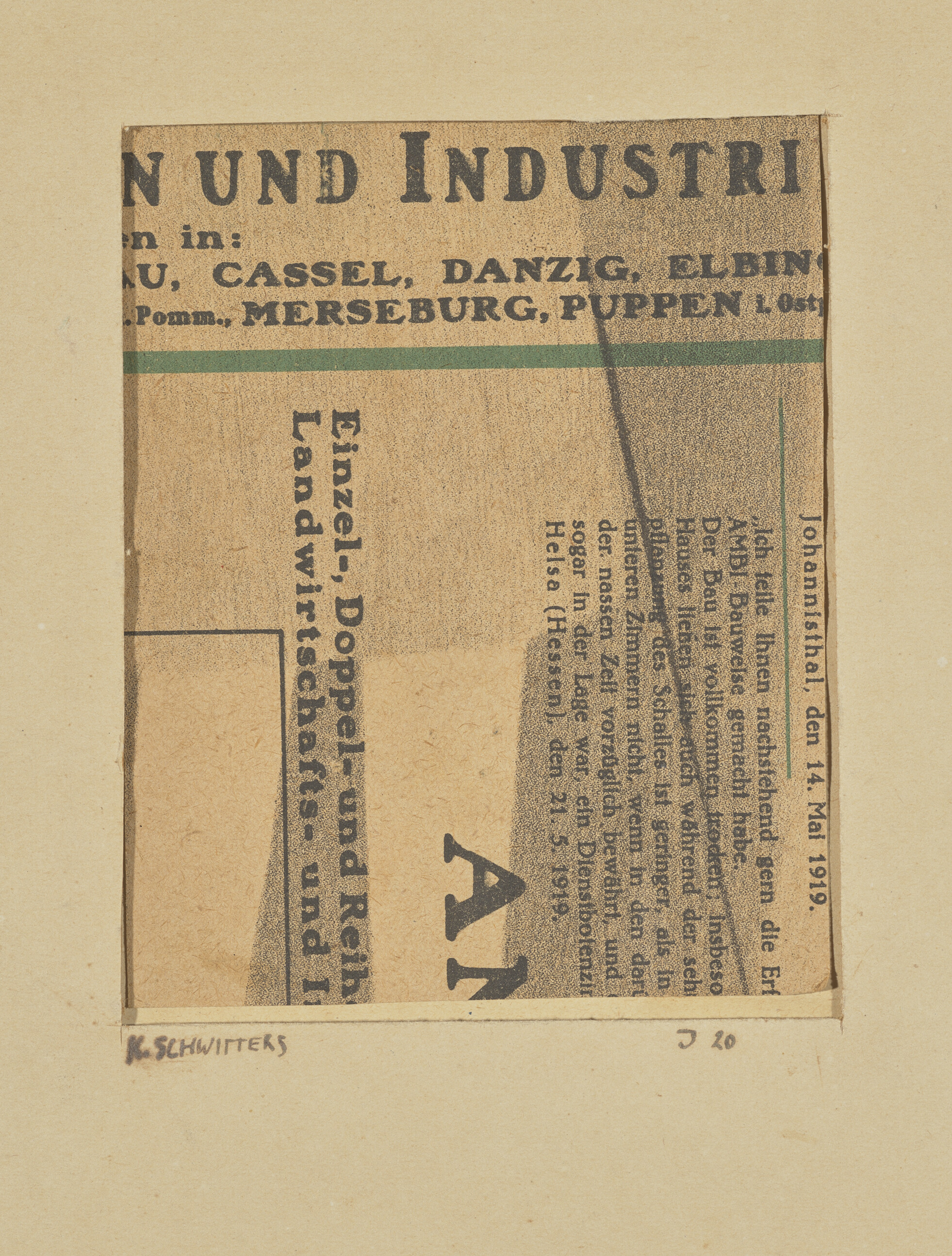 Kurt Schwitters — Я 20