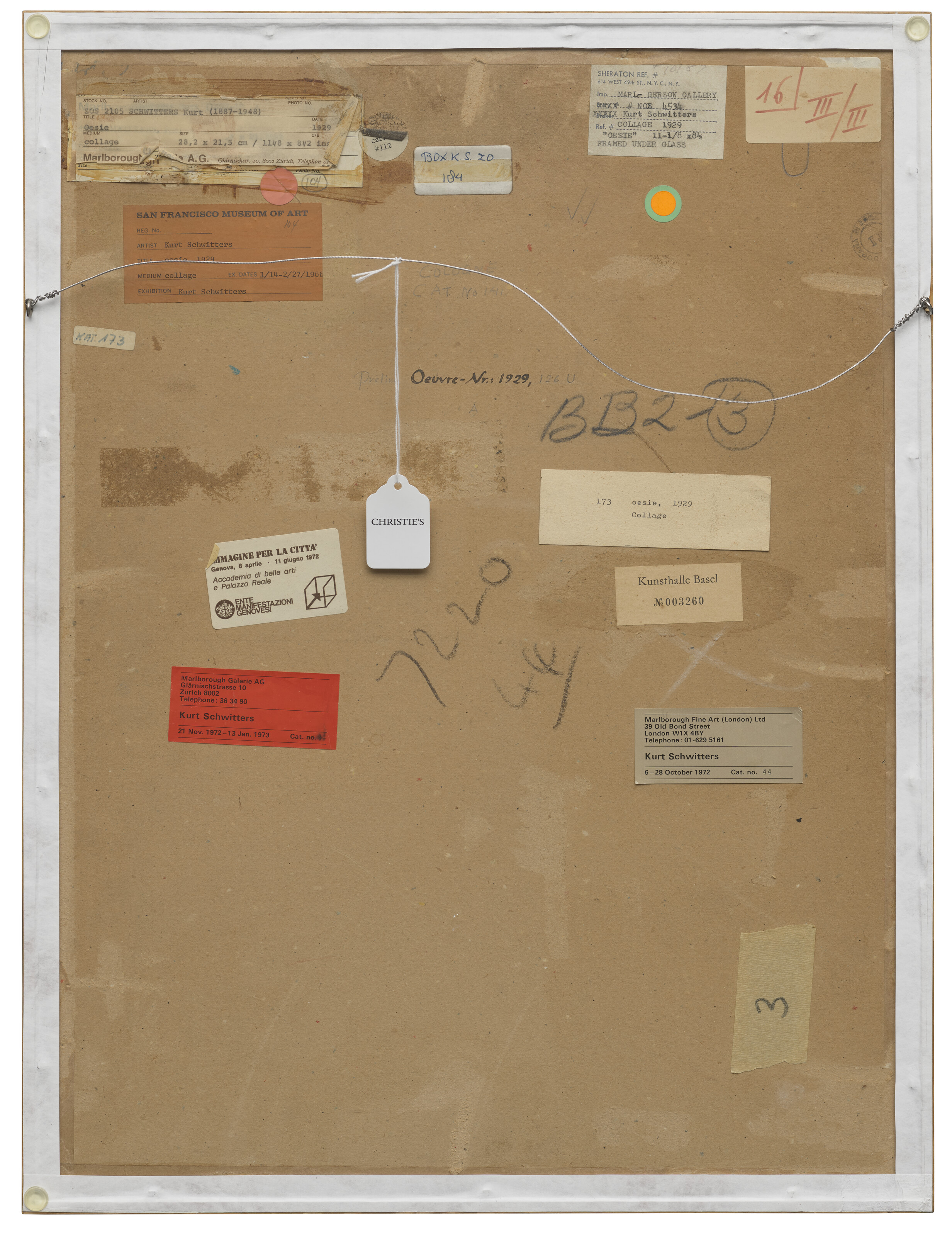 Kurt Schwitters — Ohne Titel (OESIE), изображение 3