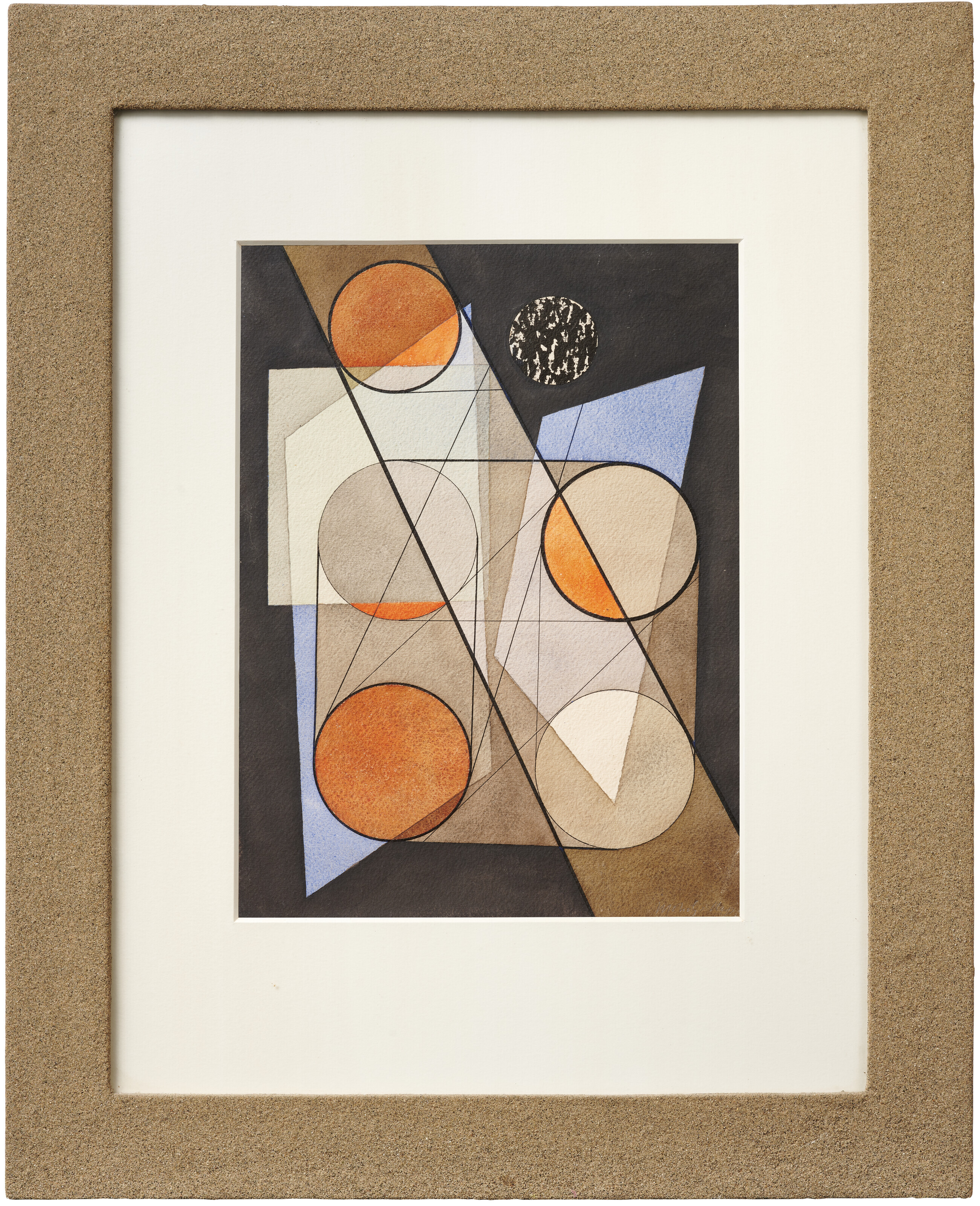 László Moholy-Nagy — Composition aux cercles symétriques, изображение 2