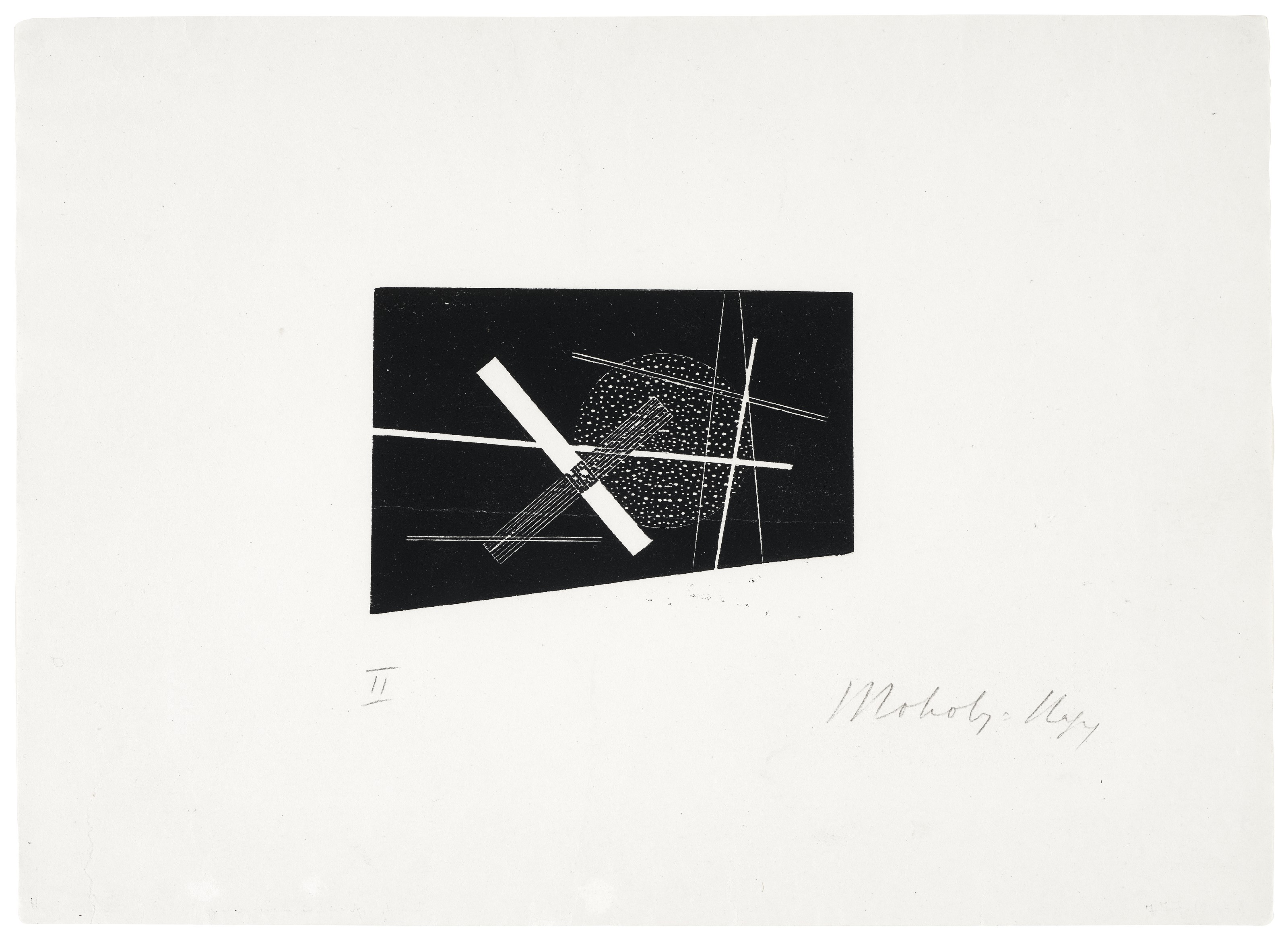 László Moholy-Nagy — Composition (Cross and Circle)