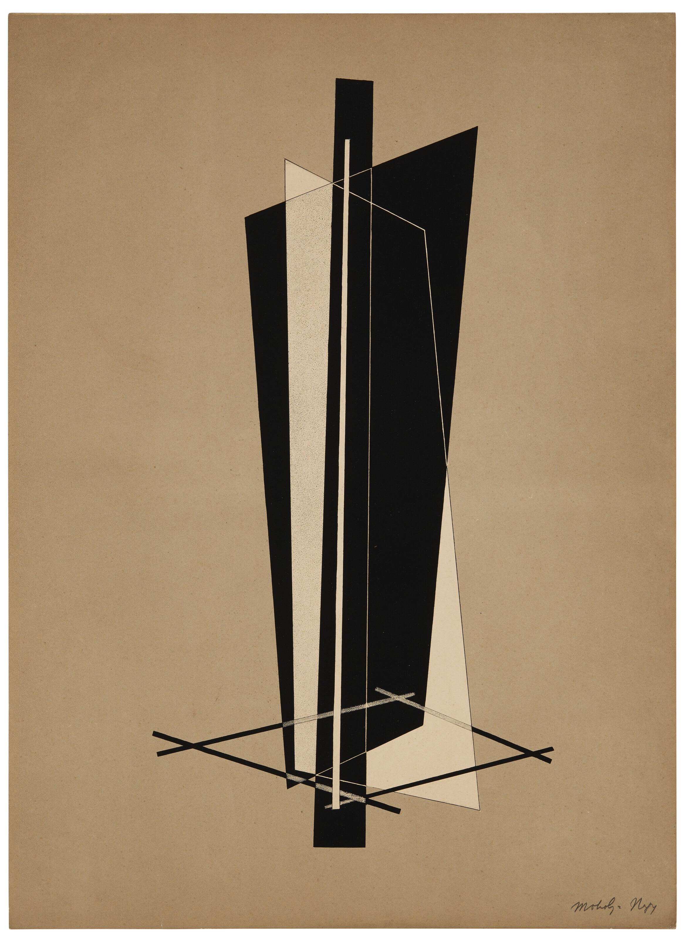 László Moholy-Nagy — Konstrucktion VI, from 6. Kestner-Mappe 6 Konstruktionen